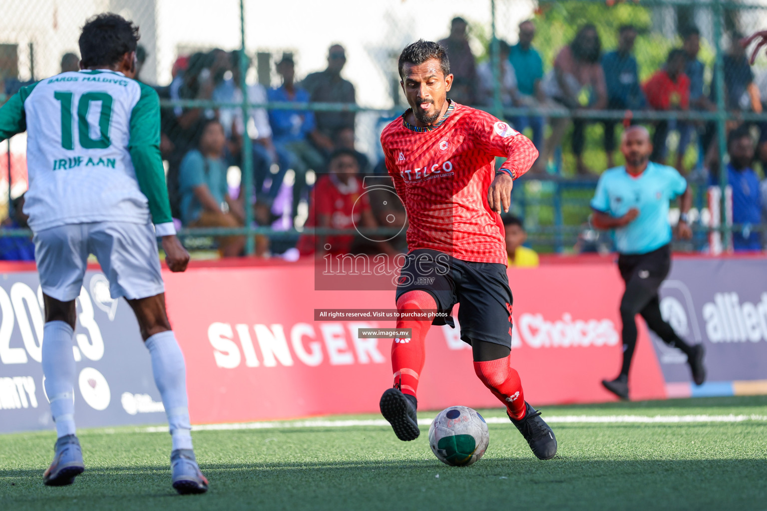 Stelco Club vs Baros Maldives in Club Maldives Cup 2023 held in Hulhumale, Maldives, on Thursday, 27th July 2023 Photos: Nausham Waheed/ images.mv