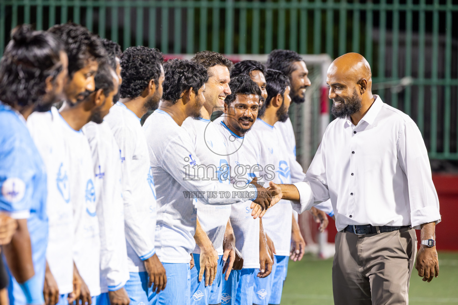 Smartown FC vs Maldives Post Limited in Day 7 of Office League 2025 was held on Tuesday, 22nd April 2025 in Hulhumale', Maldives. Photos: Ismail Thoriq / images.mv