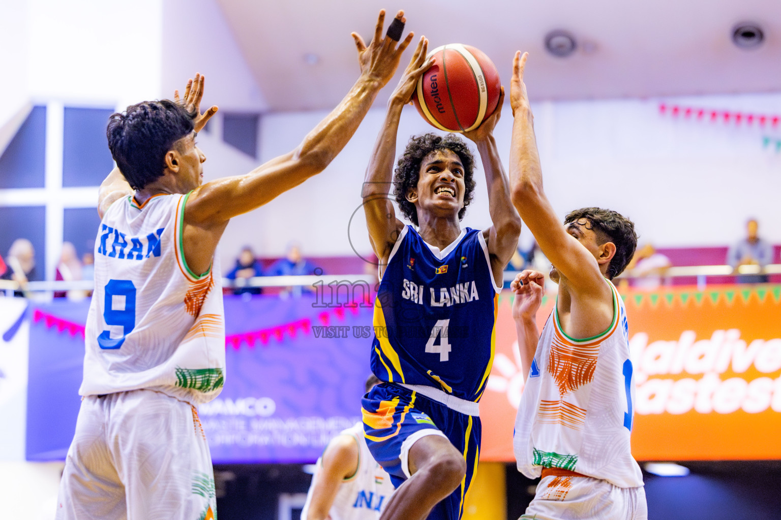 Sri Lanka vs India in the Final of Under 16 Asian Cup SABA Qualifiers 2025 was held in Social Center, Male', Maldives on Sunday, 15th June 2025. Photos: Nausham Waheed / images.mv