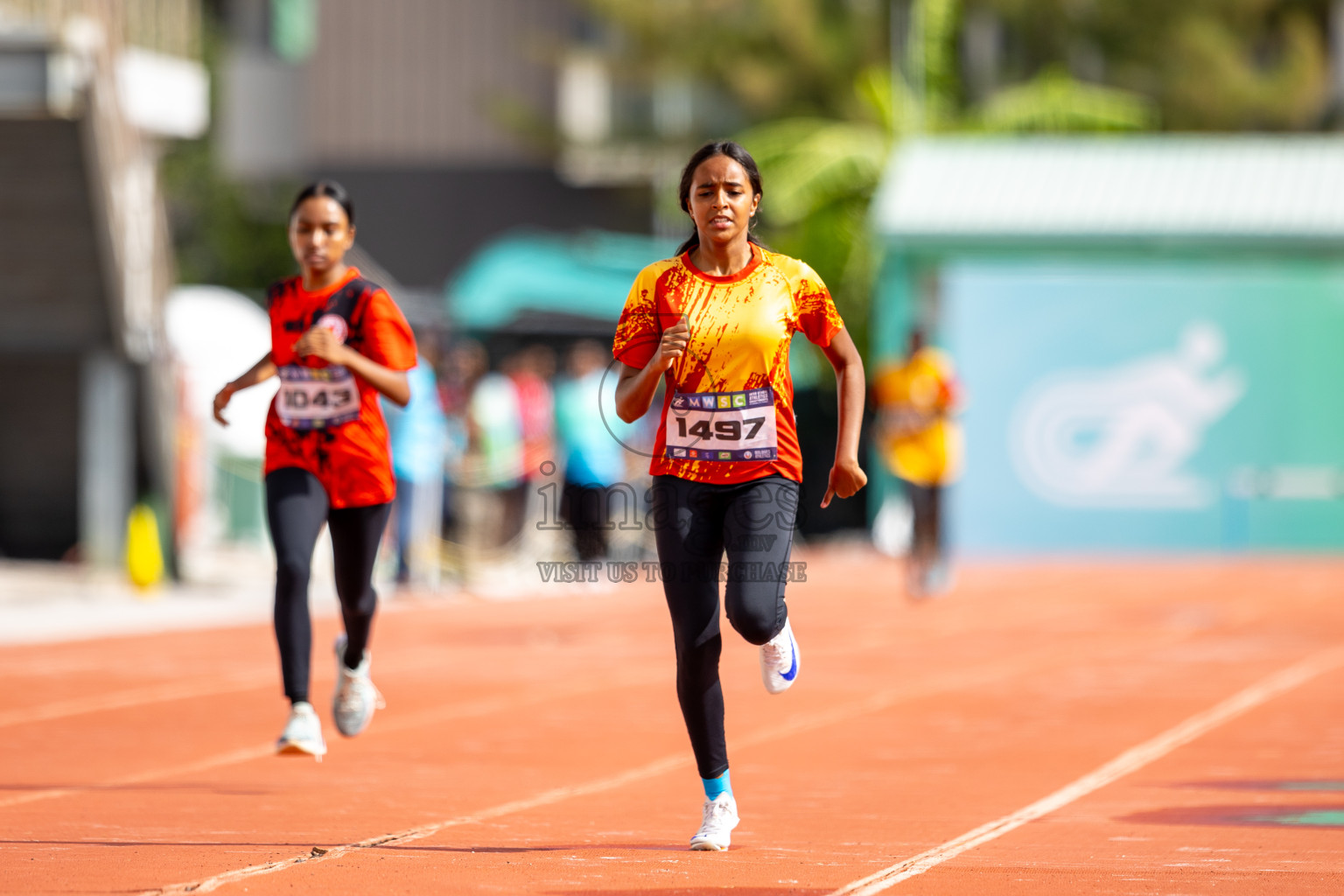 Day 2 of MWSC Interschool Athletics Championships 2024 held in Hulhumale Running Track, Hulhumale, Maldives on Sunday, 10th November 2024.
Photos by: Ismail Thoriq / Images.mv