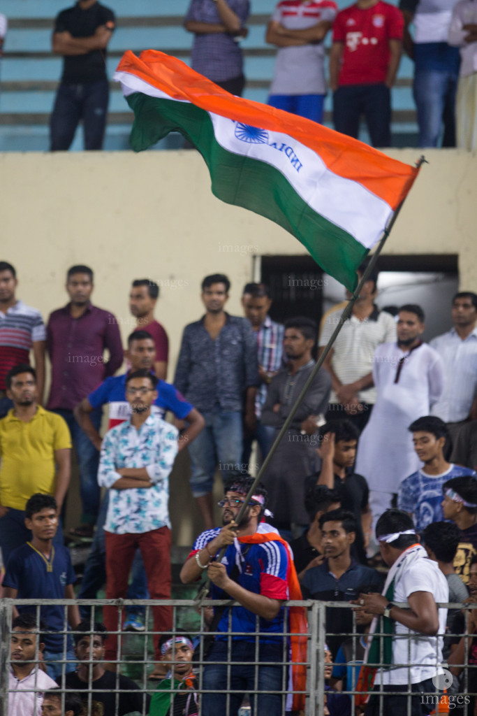 India vs Pakistan in SAFF Suzuki Cup 2018 semifinals in Dhaka, Bangladesh, Wednesday, September 12, 2018. (Images.mv Photo/Suadhu Abdul Sattar)