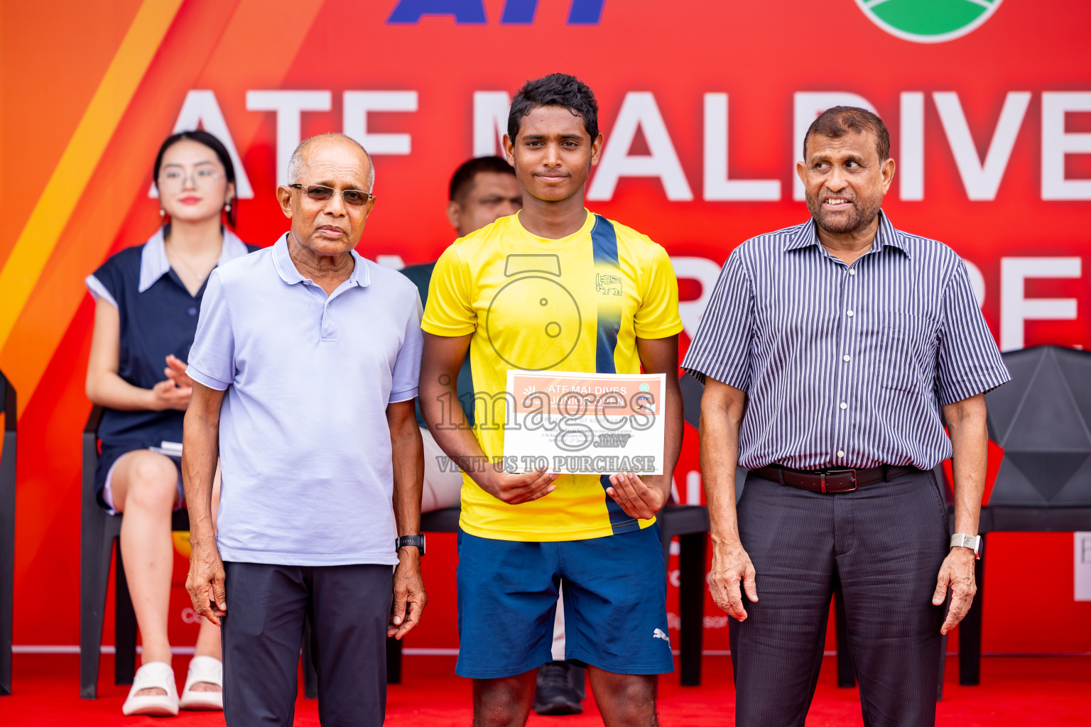 Finals of ATF Maldives Junior Open Tennis was held in Male' Tennis Court, Male', Maldives on Saturday, 21st December 2024. Photos: Nausham Waheed/ images.mv