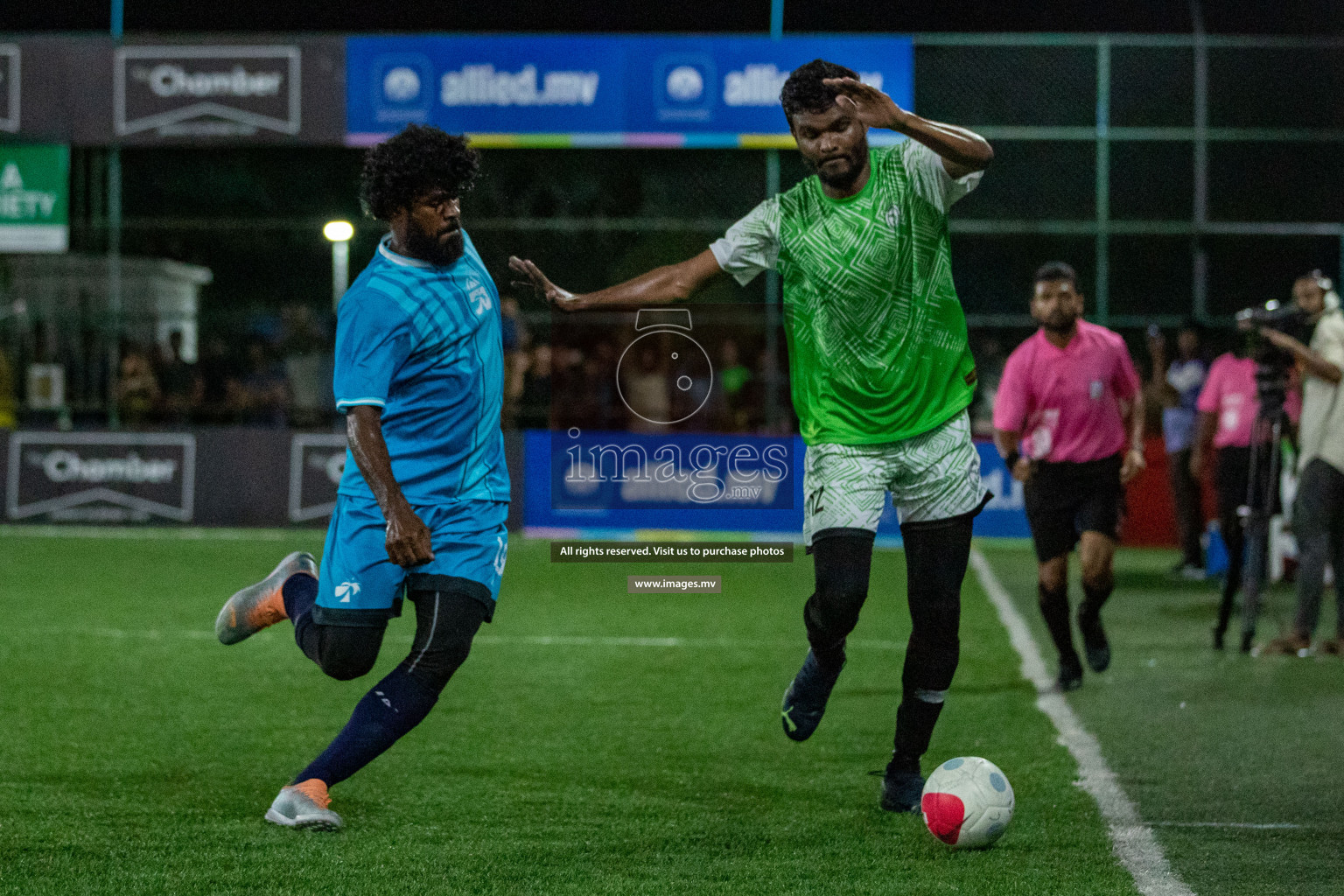 MACL vs Team DJA in Club Maldives Cup 2022 was held in Hulhumale', Maldives on Tuesday, 18th October 2022. Photos: Hassan Simah/ images.mv