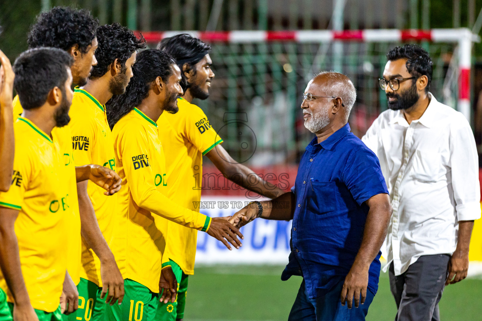 GDh. Vaadhoo VS GDh. Gadhdhoo in Day 23 of Golden Futsal Challenge 2024 was held on Tuesday , 6th February 2024 in Hulhumale', Maldives 
Photos: Hassan Simah / images.mv