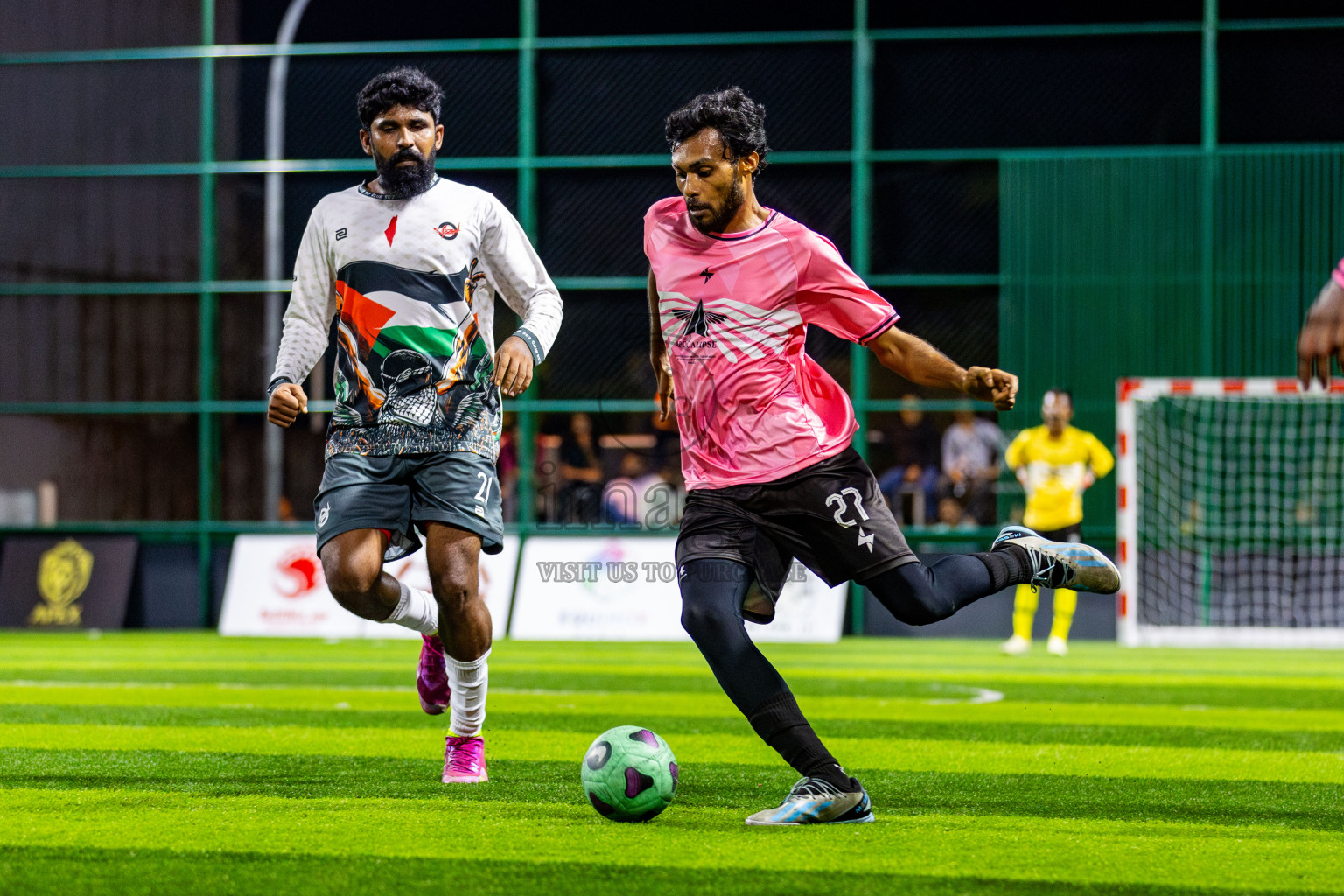 Apocalipse SC vs SDZ Juniors in Day 10 of BG Futsal Challenge 2024 was held on Thursday, 21st March 2024, in Male', Maldives Photos: Nausham Waheed / images.mv