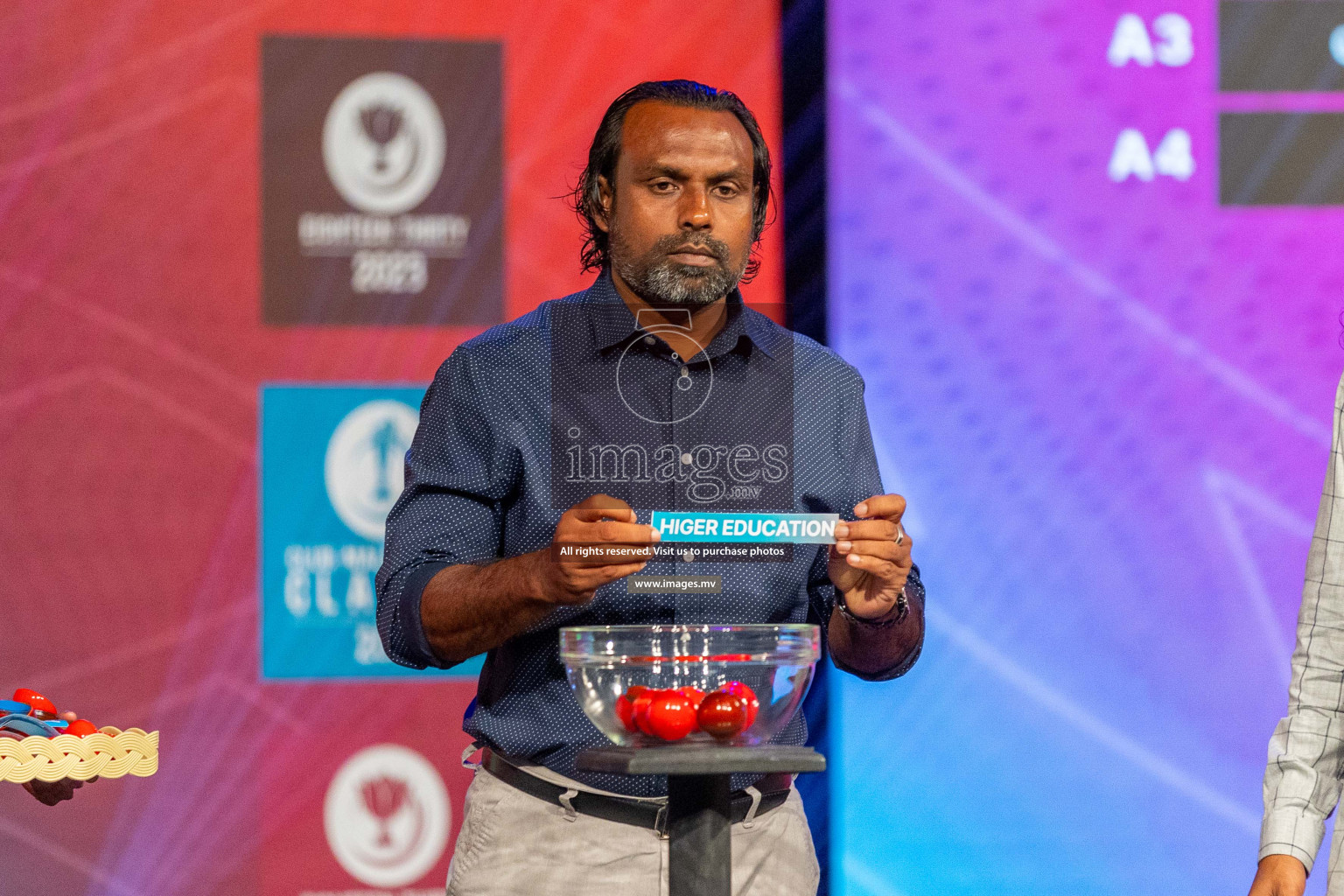 Draw ceremony of Club Maldives 2023 was held on Thursday, 6th July 2023 at PSM Studio in Male', Maldives.  Photos: Ismail Thoriq / images.mv