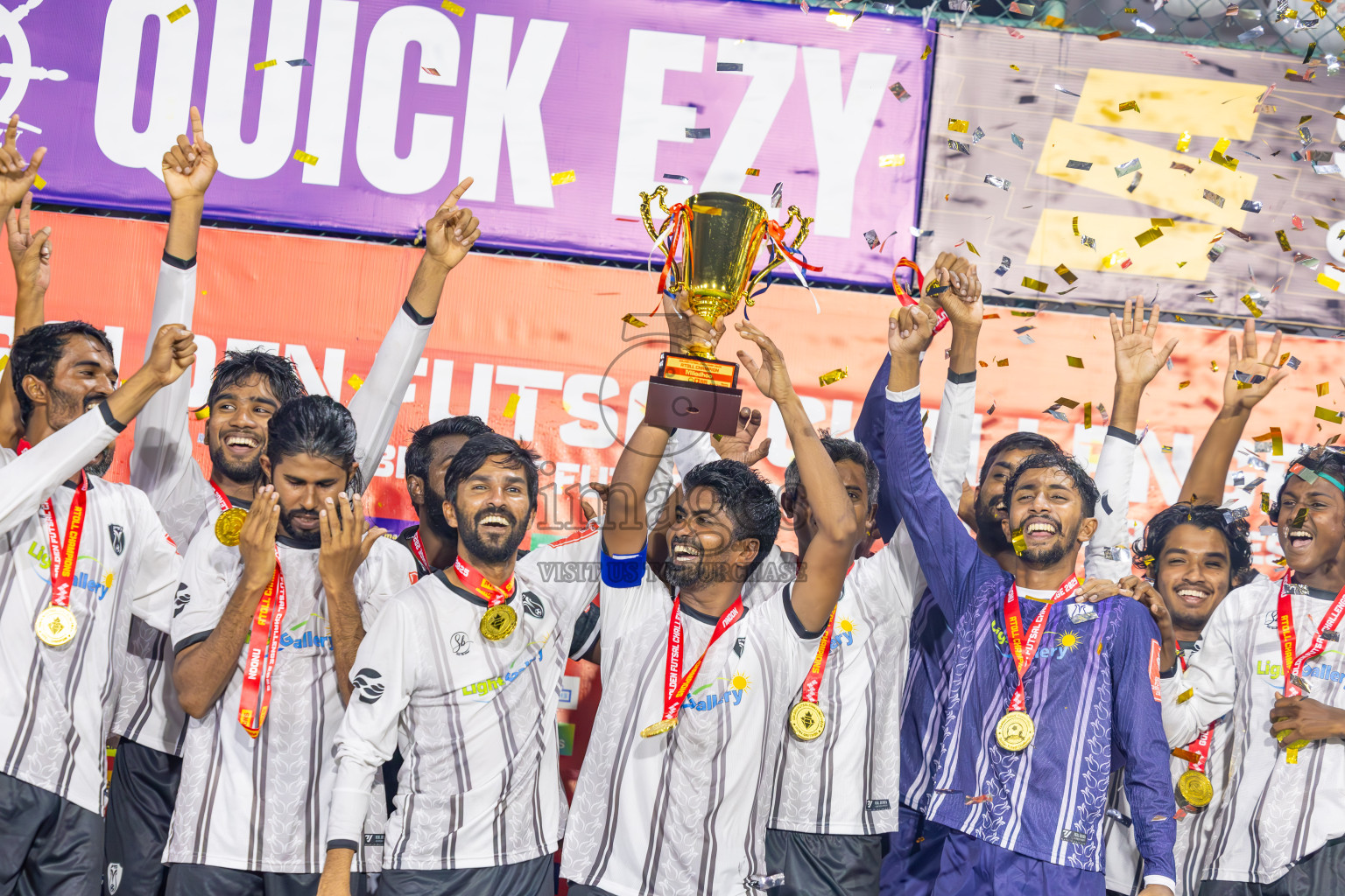N Holhudhoo vs N Miladhoo in Noonu Atoll Final in Day 24 of Golden Futsal Challenge 2025 was held on Tuesday , 28th January 2025, in Hulhumale', Maldives. Photos: Ismail Thoriq / images.mv