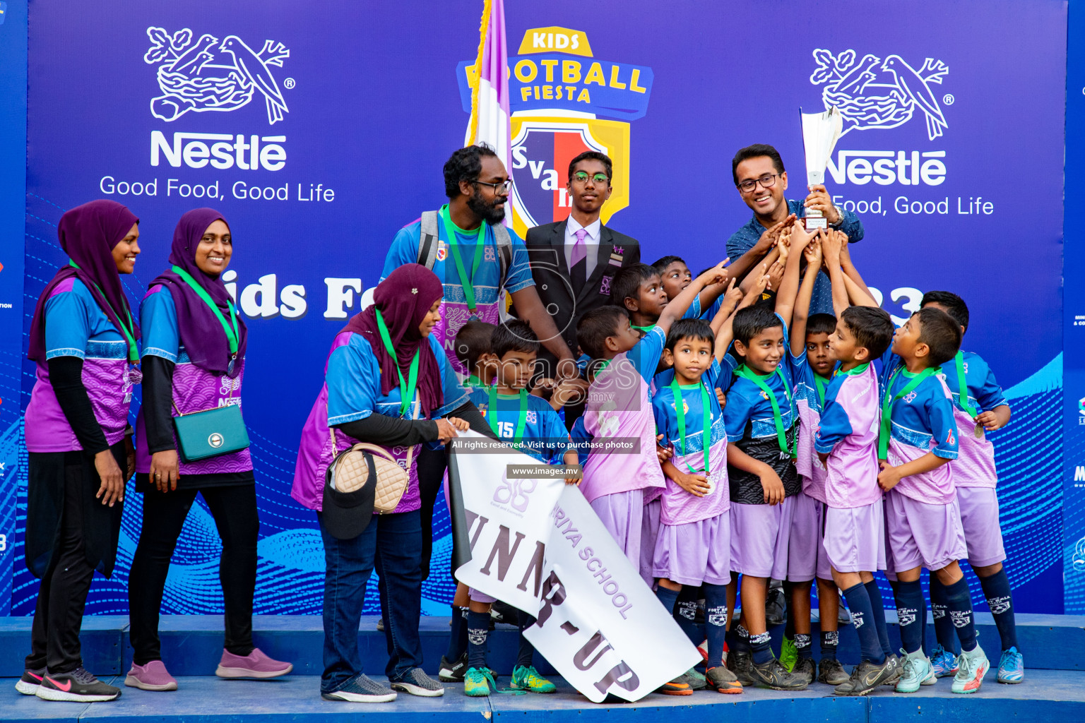 Finals & Closing Ceremony of Nestlé Kids Football Fiesta 2023 held in Male', Maldives on 25 February 2023