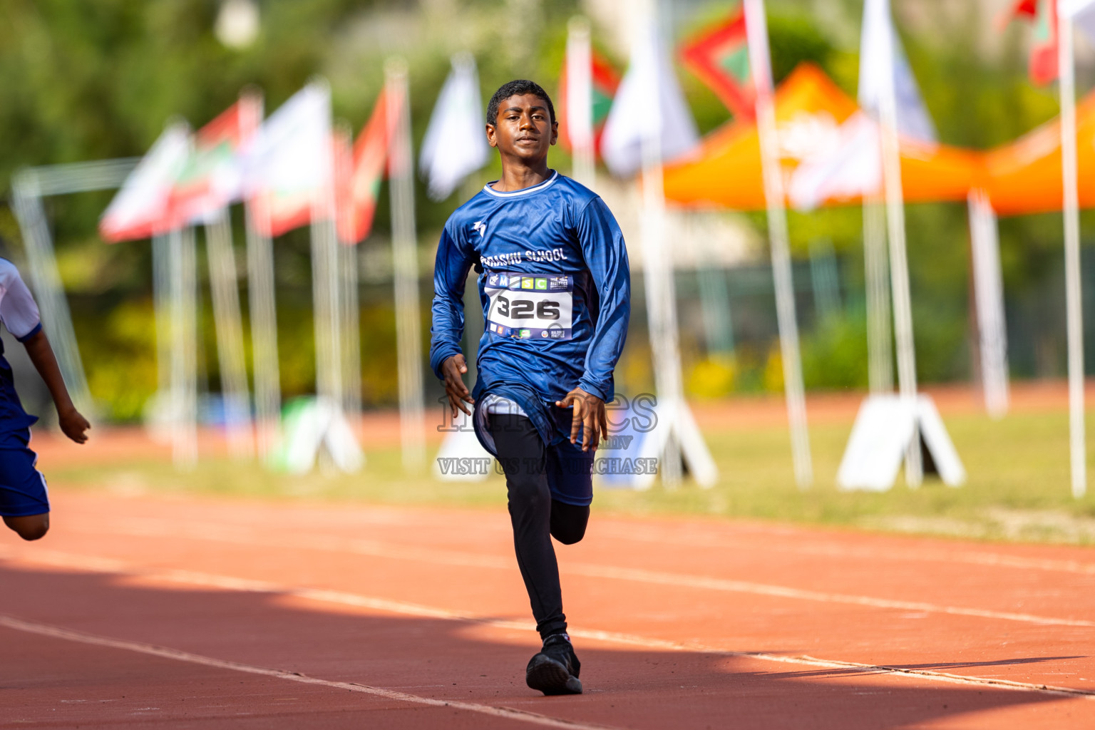 Day 2 of MWSC Interschool Athletics Championships 2024 held in Hulhumale Running Track, Hulhumale, Maldives on Sunday, 10th November 2024. Photos by: Ismail Thoriq / Images.mv