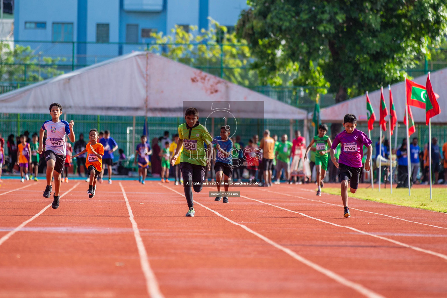 Day 1 of Inter-School Athletics Championship held in Male', Maldives on 22nd May 2022. Photos by: Maanish / images.mv