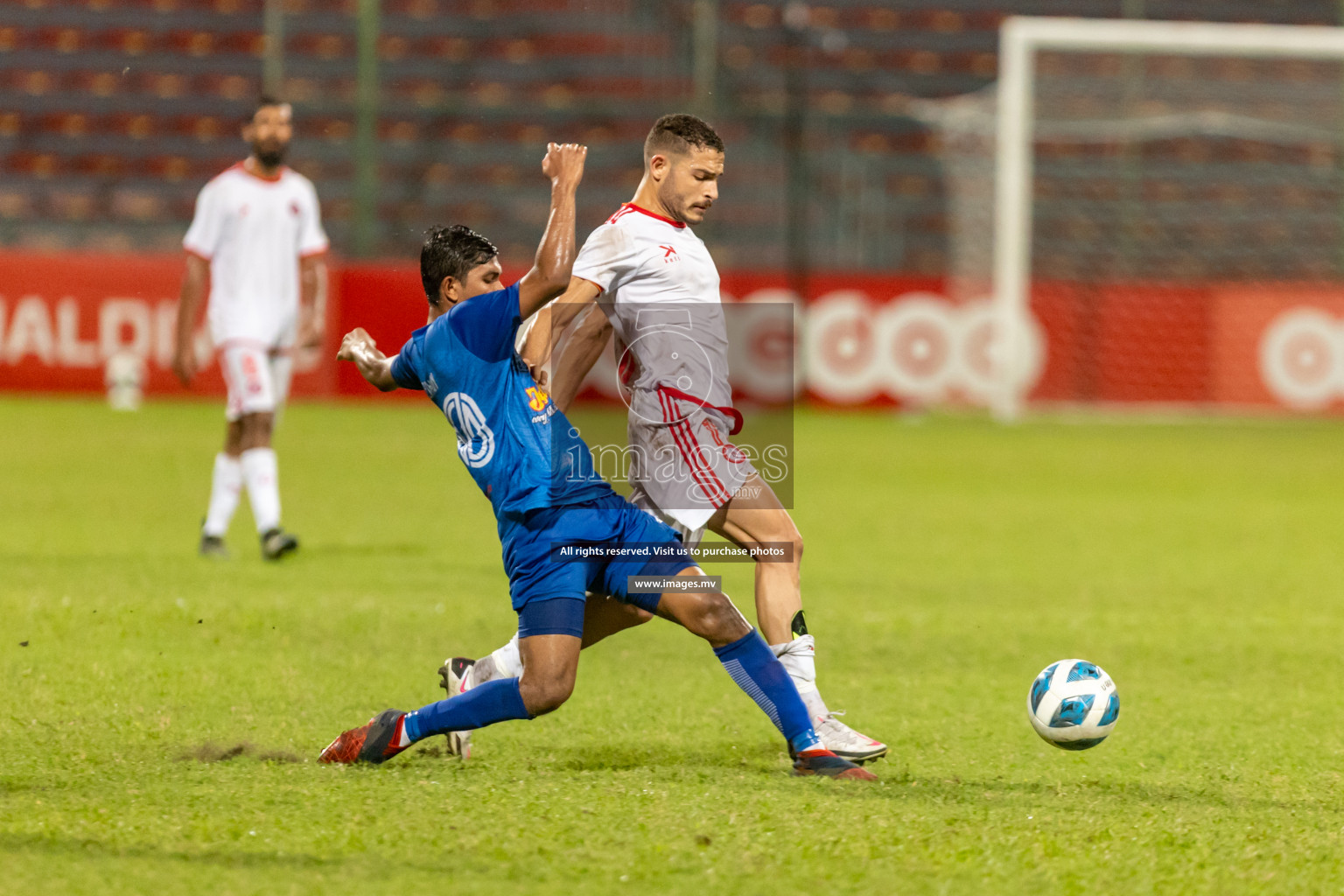 Kuda Henveiru United vs Buru Sports Club in 2nd Division 2022 on 14th July 2022, held in National Football Stadium, Male', Maldives Photos: Hassan Simah / Images.mv