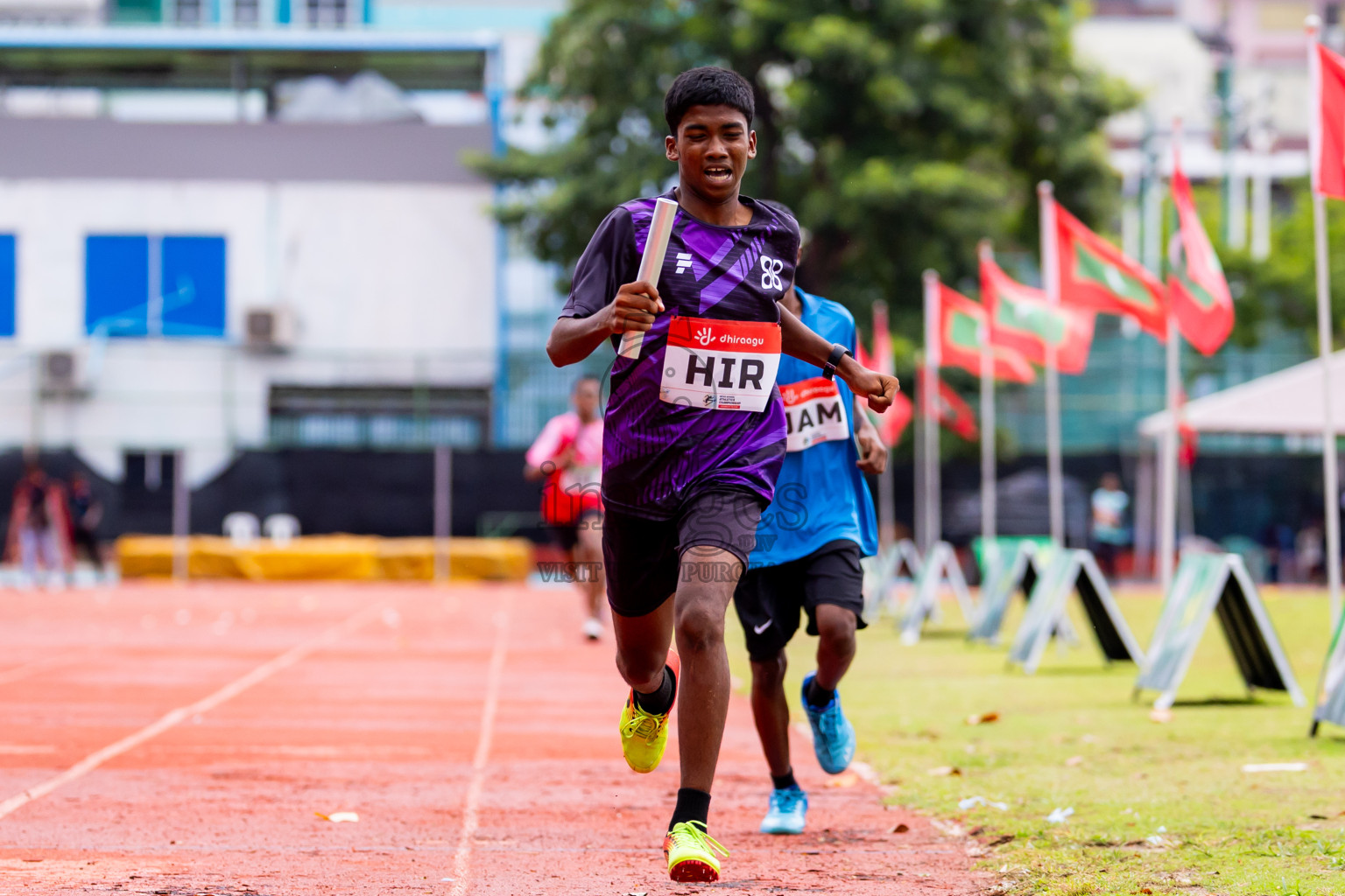 Day 6 of Inter-school Athletics Championship 2025 held in Ekuveni Synthetic Track, Male', Maldives on Sunday, 12th October 2025. Photos by: Nausham Waheed / Images.mv