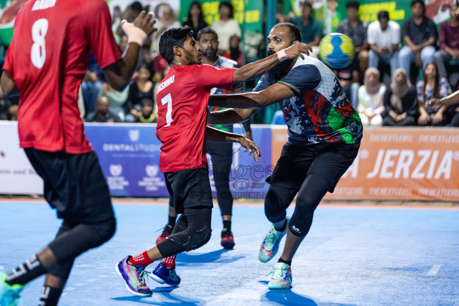 Division one Final 10th National Handball Tournament 2023, held in Handball ground, Male', Maldives on Saturday, 13th January 2023 Photos: Nausham Waheed/ Images.mv