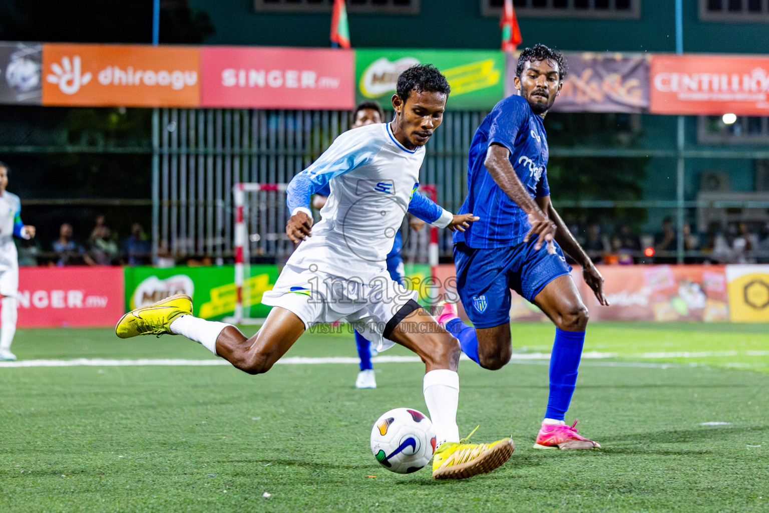 CLUB FEN vs TEAM ALLIED in Club Maldives Cup 2024 held in Rehendi Futsal Ground, Hulhumale', Maldives on Tuesday, 1st October 2024. Photos: Nausham Waheed / images.mv