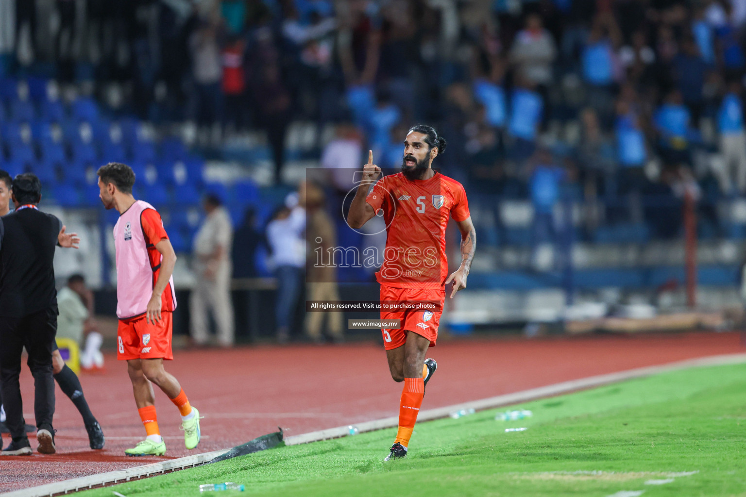 Kuwait vs India in the Final of SAFF Championship 2023 held in Sree Kanteerava Stadium, Bengaluru, India, on Tuesday, 4th July 2023. Photos: Nausham Waheed / images.mv