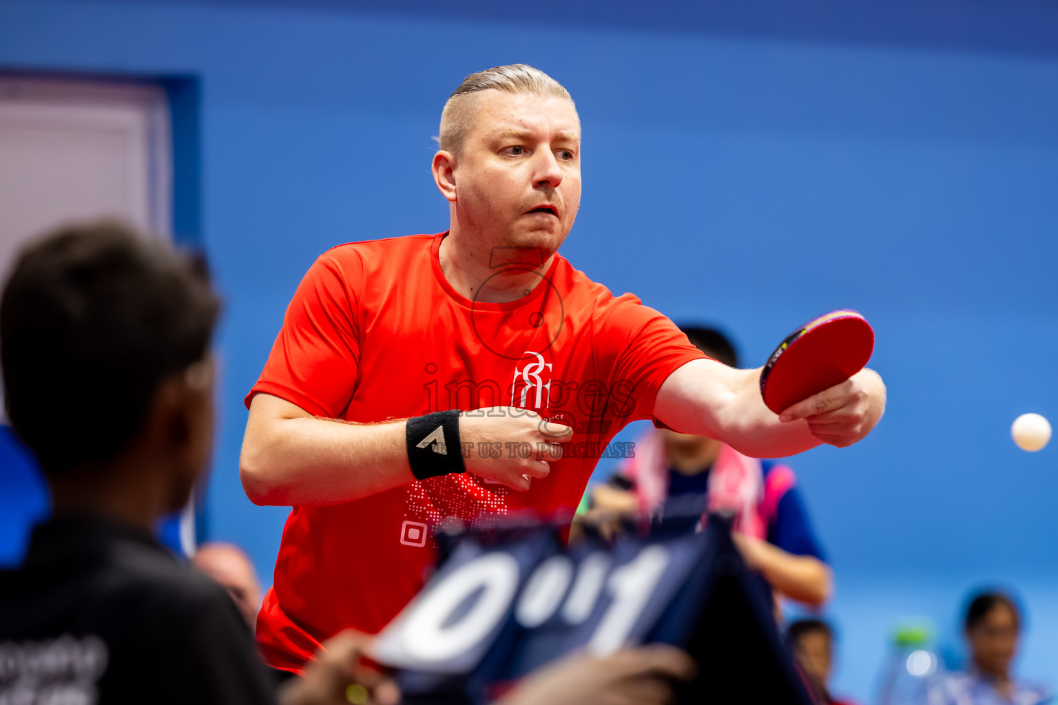 Day 4 of 1st Thoddoo Masters Table Tennis Tournament was held on Sunday, 24th August 2025 in AA Thoddoo, Maldives. Photos: Nausham Waheed / images.mv