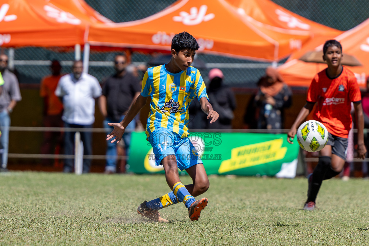 Day 3 of MILO Academy Championship 2024 (U-14) was held in Henveyru Stadium, Male', Maldives on Saturday, 2nd November 2024.
Photos: Hassan Simah / Images.mv