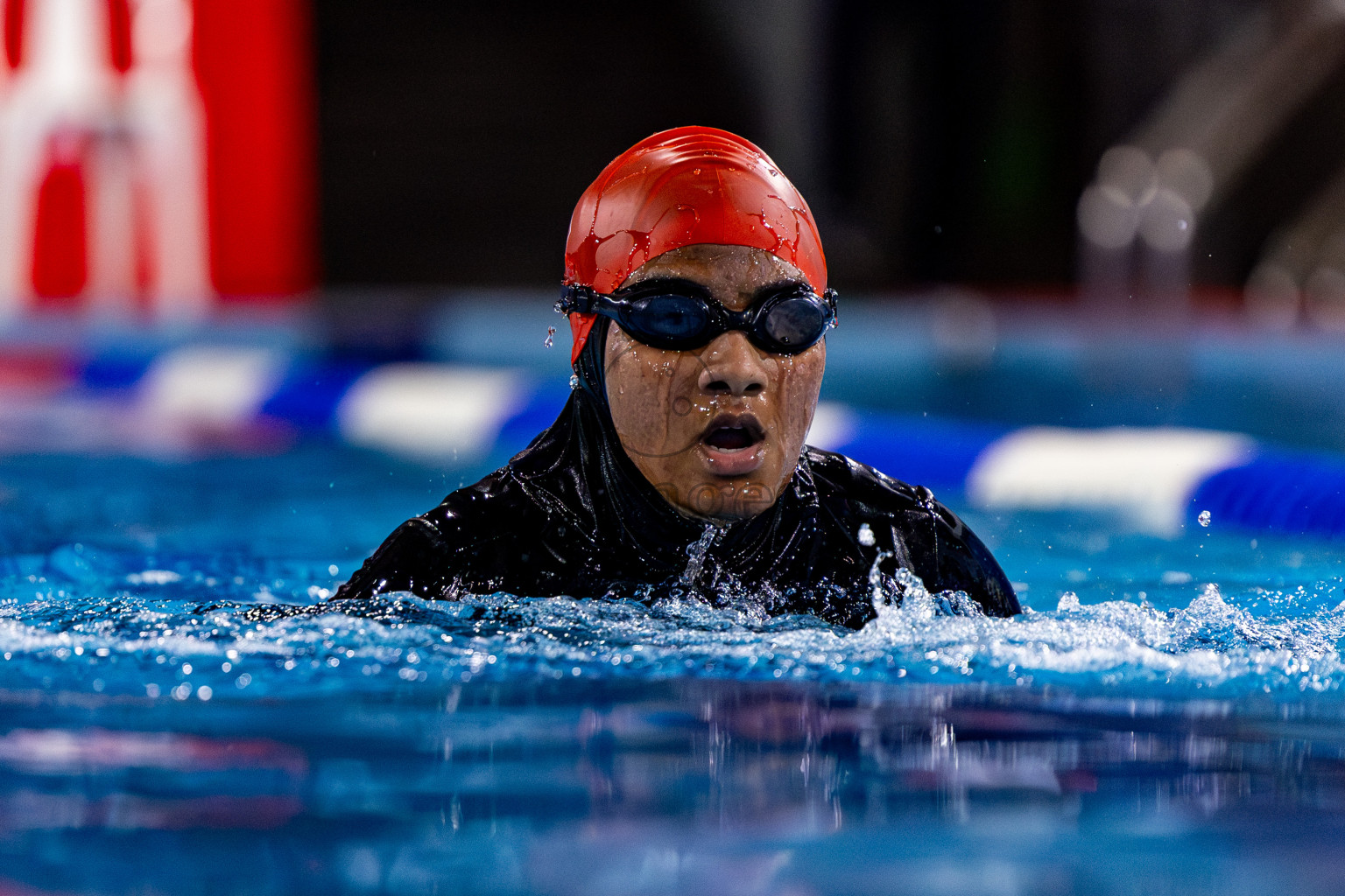 Day 2 of 20th Inter-school Swimming Competition 2024 held in Hulhumale', Maldives on Sunday, 13th October 2024. Photos: Nausham Waheed / images.mv