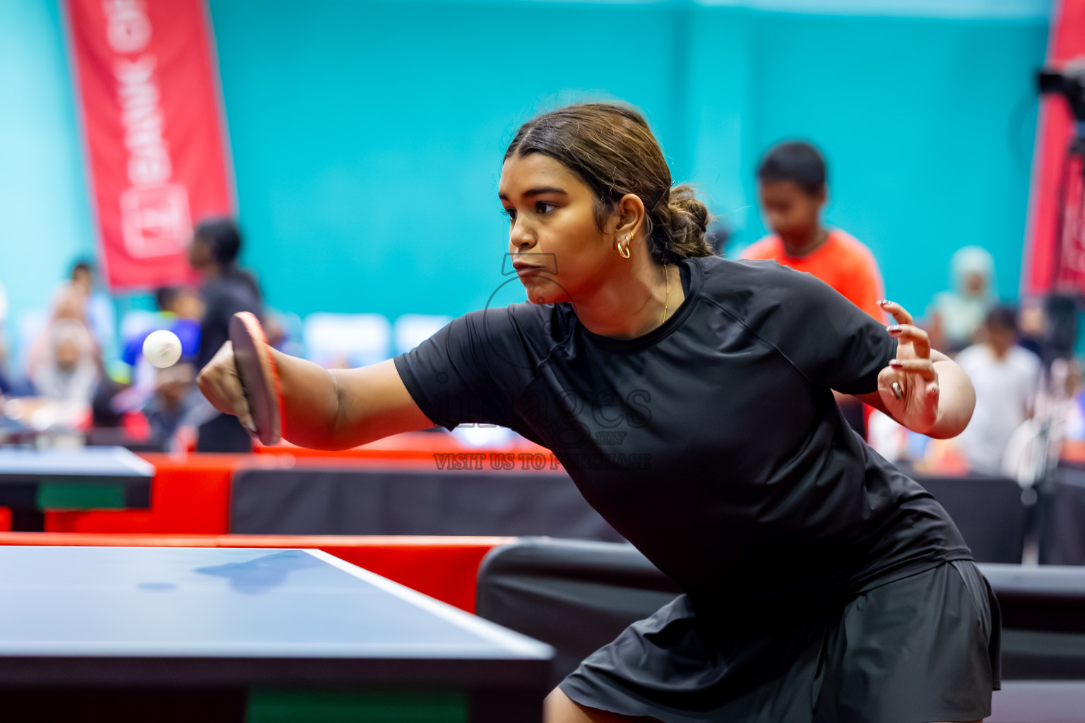 Day 2 of BML 63rd National Table Tennis Tournament 2025 was held on Tuesday, 26th August 2025 in Male' TT Hall, Male', Maldives. Photos: Nausham Waheed / images.mv