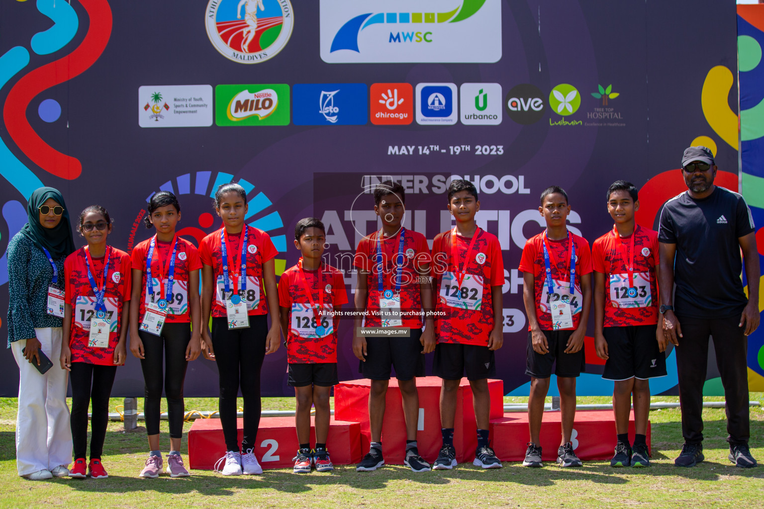 Final Day of Inter School Athletics Championship 2023 was held in Hulhumale' Running Track at Hulhumale', Maldives on Friday, 19th May 2023. Photos: Mohamed Mahfooz Moosa / images.mv