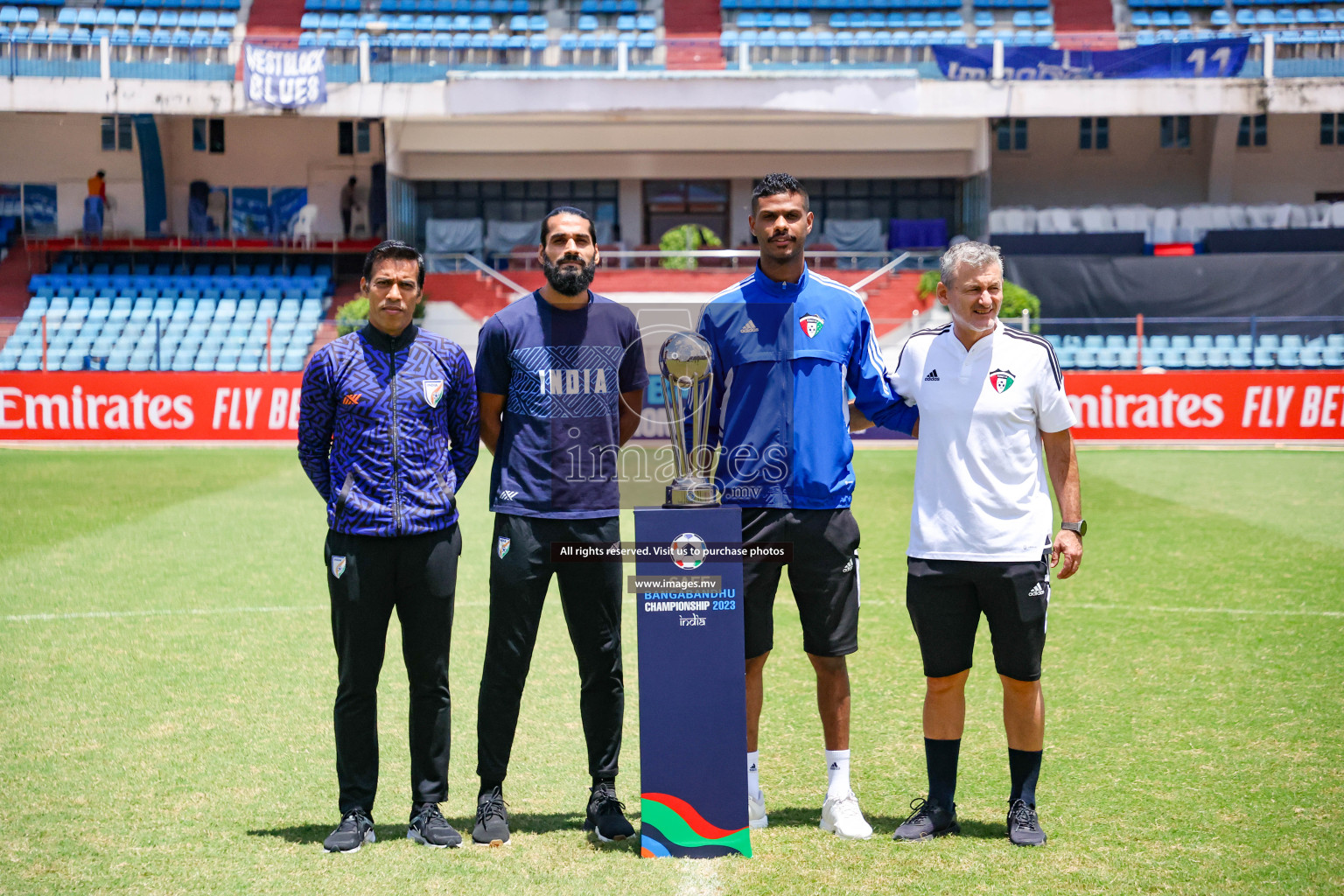 Saff Championship Final Pre-match press conference held in Sree Kanteerava Stadium, Bengaluru, India, on Monday, 3rd July 2023. Photos: Nausham Waheed / images.mv