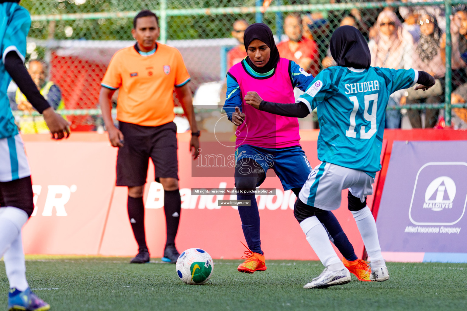 WAMCO vs MACL in 18/30 Futsal Fiesta Classic 2023 held in Hulhumale, Maldives, on Tuesday, 18th July 2023 Photos: Hassan Simah / images.mv