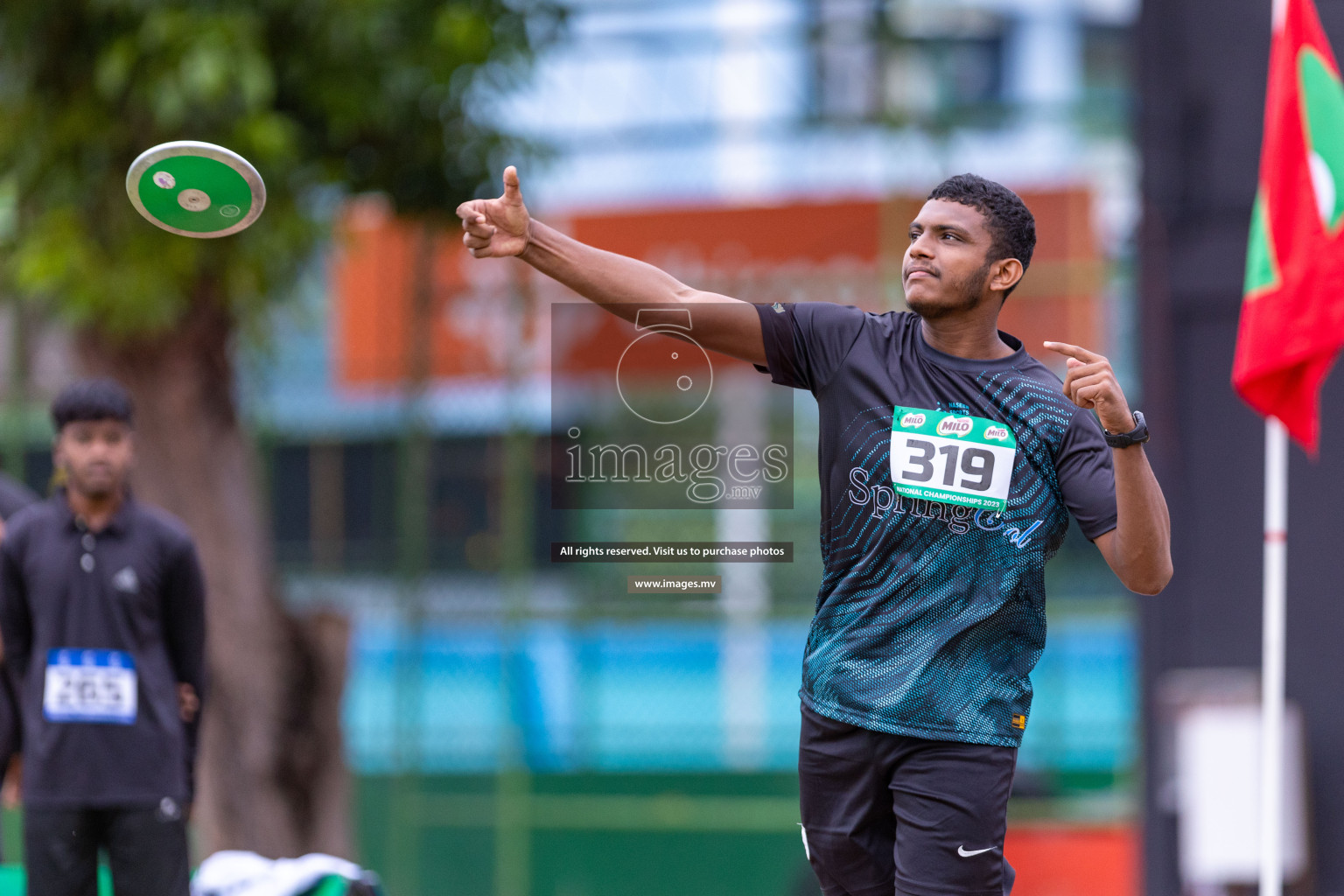 Day 2 of National Athletics Championship 2023 was held in Ekuveni Track at Male', Maldives on Friday, 24th November 2023. Photos: Nausham Waheed / images.mv