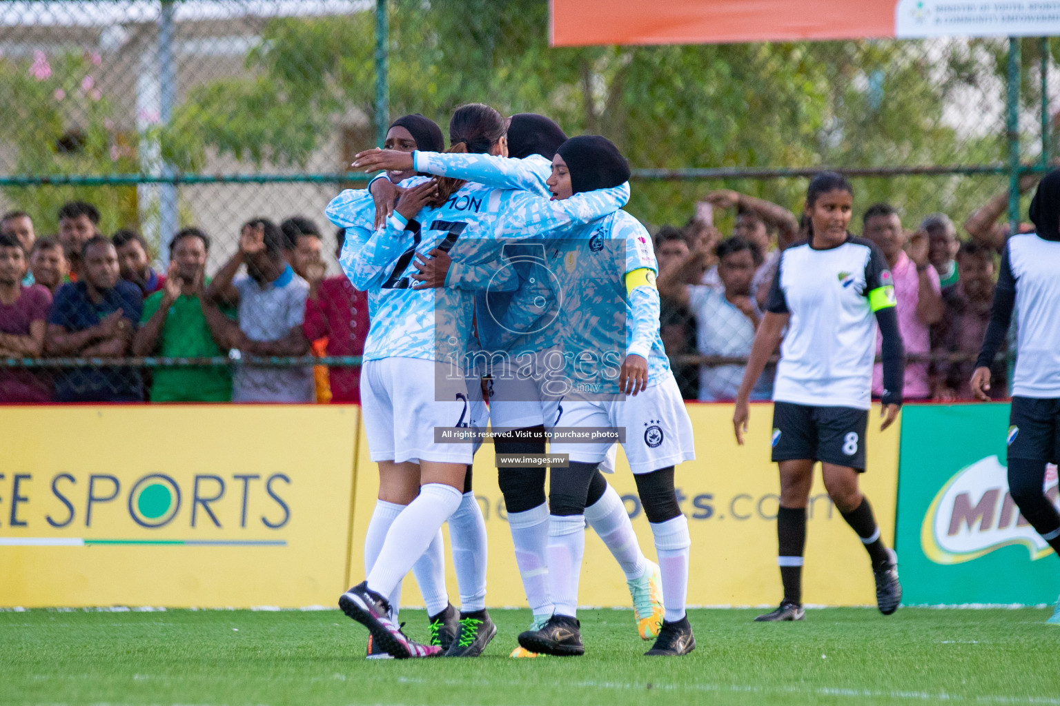 MPL vs DSC in Eighteen Thirty Women's Futsal Fiesta 2022 was held in Hulhumale', Maldives on Monday, 17th October 2022. Photos: Hassan Simah, Mohamed Mahfooz Moosa / images.mv