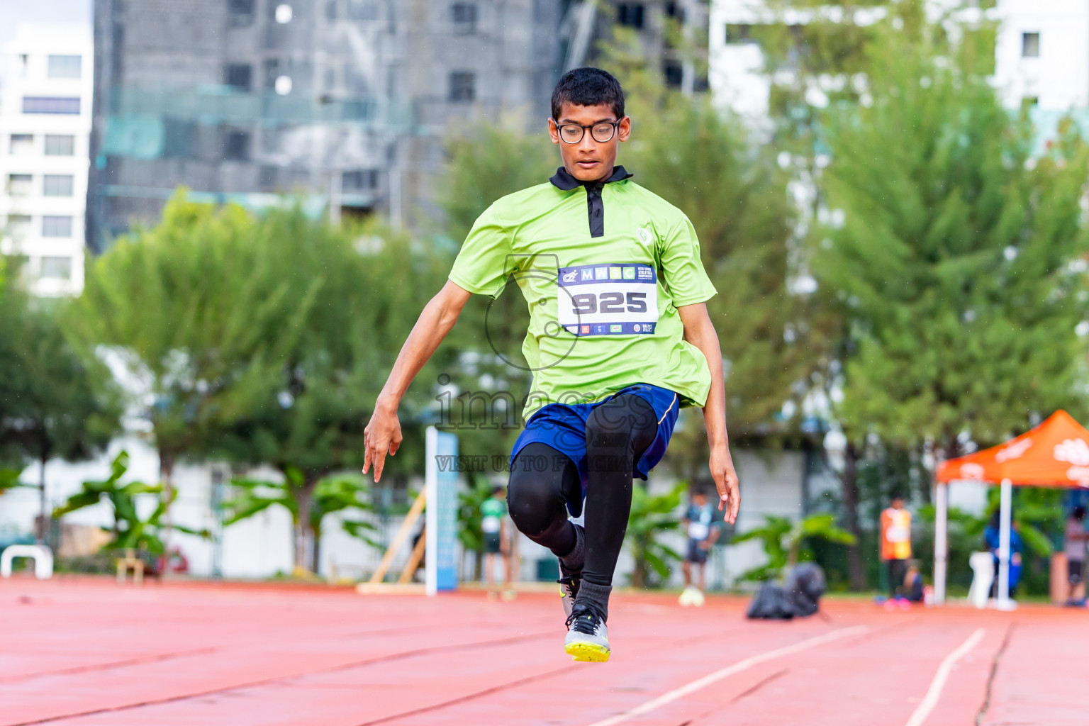 Day 3 of MWSC Interschool Athletics Championships 2024 held in Hulhumale Running Track, Hulhumale, Maldives on Monday, 11th November 2024. Photos by:  Nausham Waheed / Images.mv