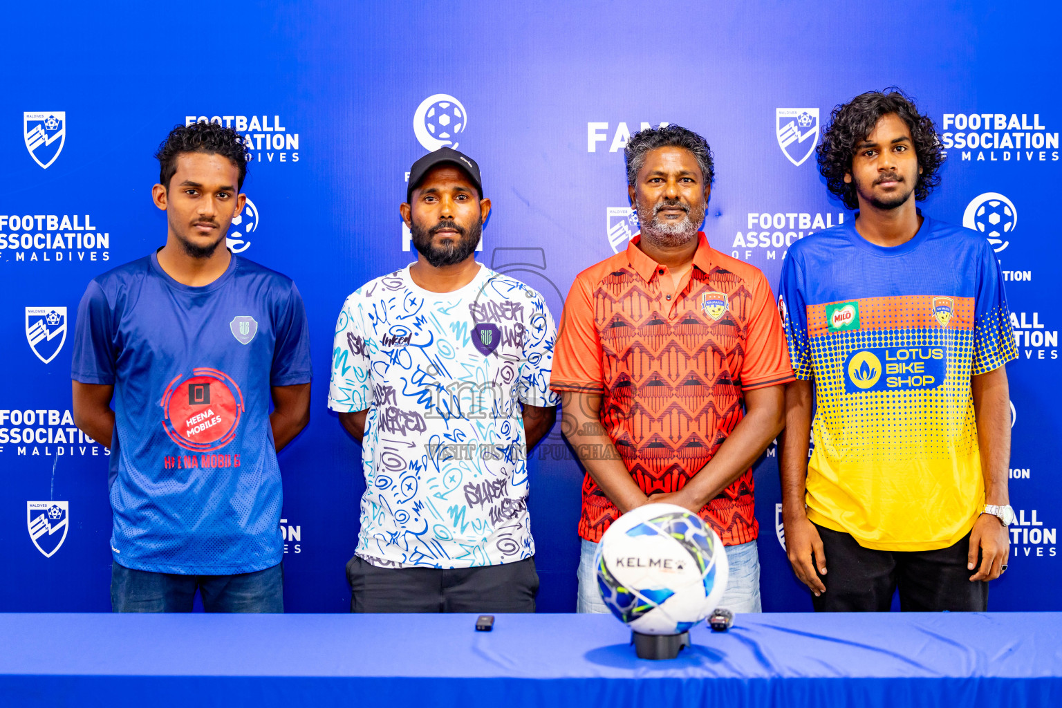 Final Pre-Match Press of Under 19 Youth Championship 2024 was held at National Stadium in Male', Maldives on Sunday, 30th June 2024. Photos: Nausham Waheed / images.mv