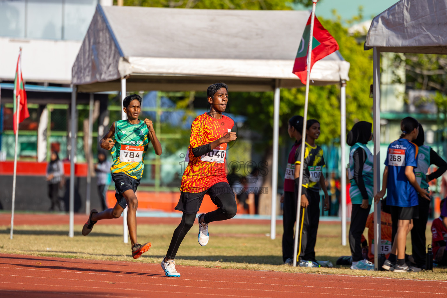 Day 1 of Inter-school Athletics Championship 2025 held in Ekuveni Synthetic Track, Male', Maldives on Monday, 06th October 2025. Photos by: Nausham Waheed, Areef, Ismail Thoriq / Images.mv