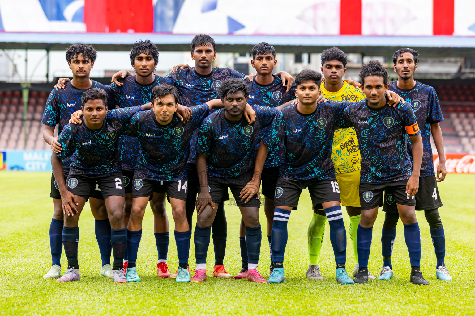 TC Sports Club vs Super United Sports in Day 5 of Under 19 Youth Championship 2024 was held at National Stadium in Male', Maldives on Sunday, 23rd June 2024. Photos: Nausham Waheed / images.mv