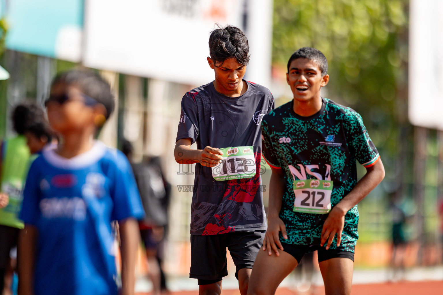 Day 2 of 12th Milo Association Championships was held in Ekuveni Track at Male', Maldives on Friday, 25th April 2025. 
Photos: Hassan Simah / images.mv