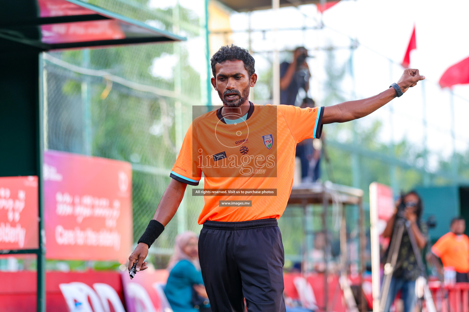 MIRA SC vs Club MYS in 18/30 Futsal Fiesta Classic 2023 held in Hulhumale, Maldives, on Tuesday, 18th July 2023 Photos: Nausham Waheed / images.mv