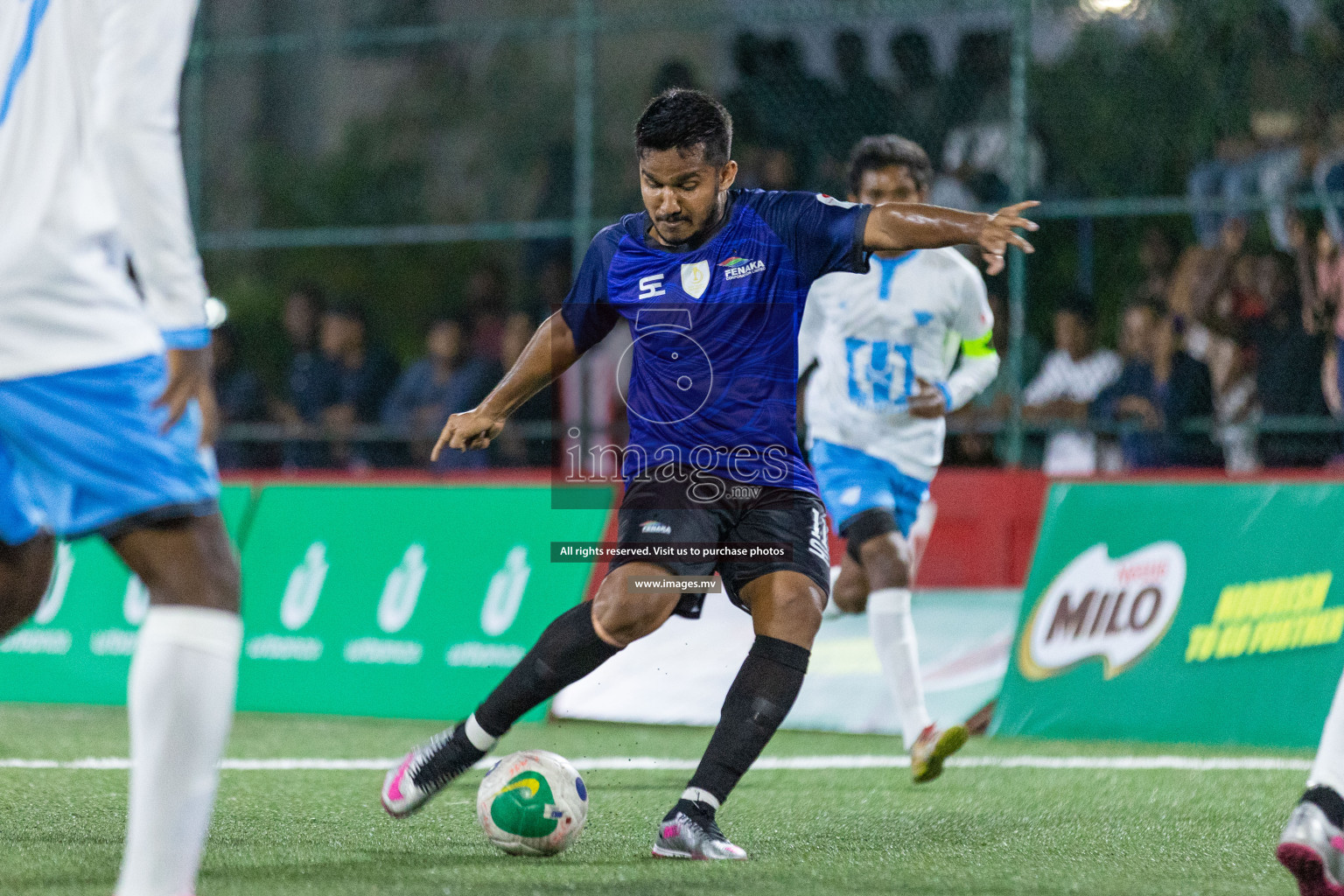 Team Fenaka vs Club AVSEC in Club Maldives Cup 2023 held in Hulhumale, Maldives, on Tuesday, 18th July 2023 Photos: Nausham Waheed / images.mv