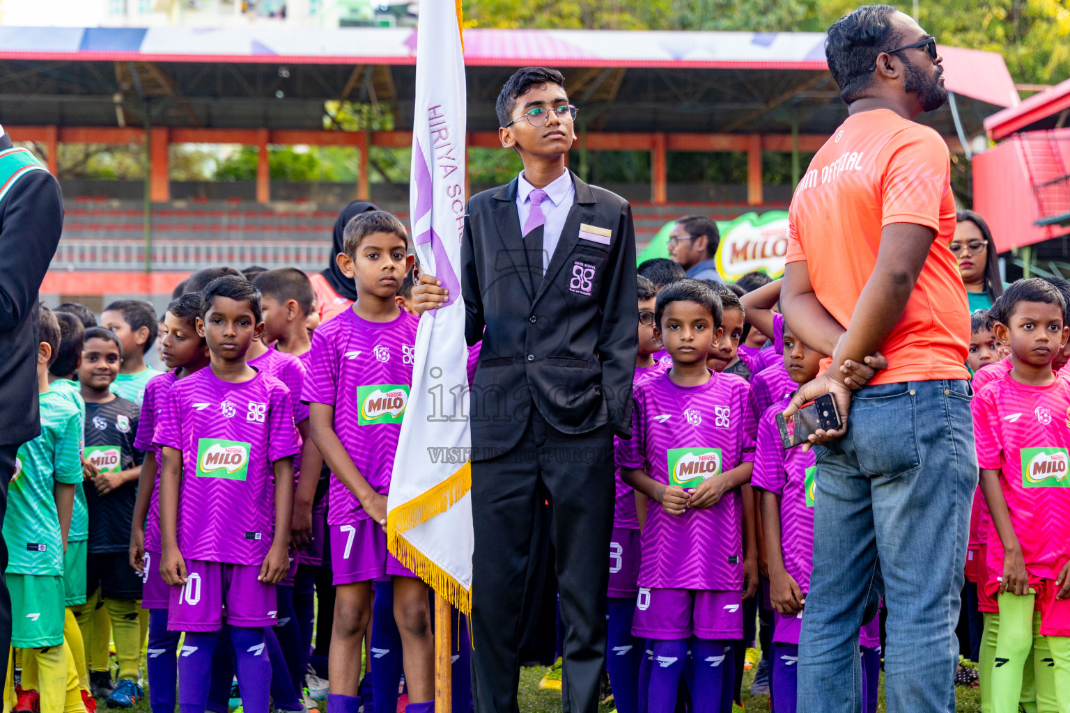 Day 2 of MILO Kids Football Fiesta was held at National Stadium in Male', Maldives on Saturday, 24th February 2024.