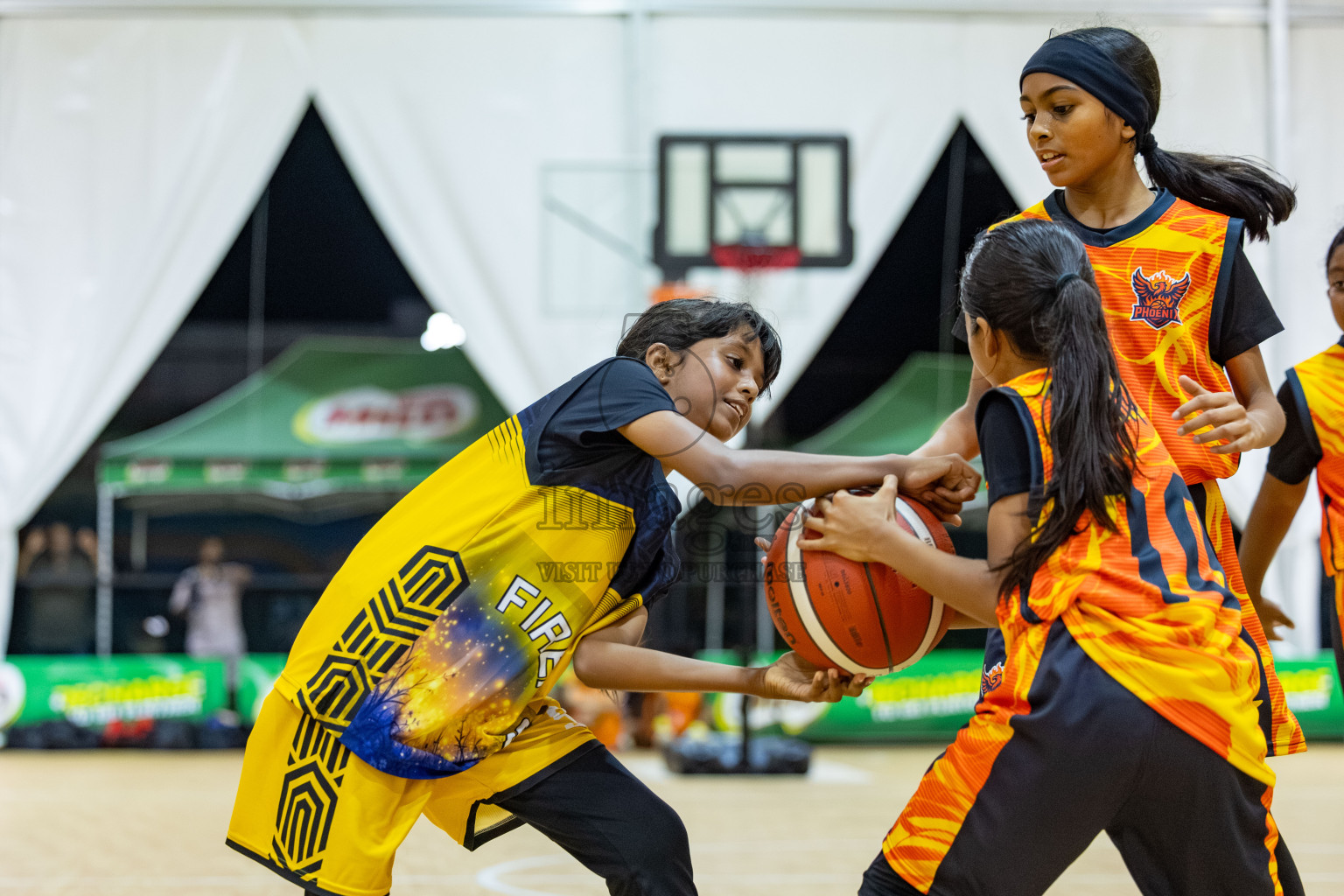 Milo 5 x 5 Junior Challenge 2025 - Basketball tournament held in Basketball Training Center, Male', Maldives on Thursday, 09th October 2025. 
Photo by: Hassan Simah / Images.mv