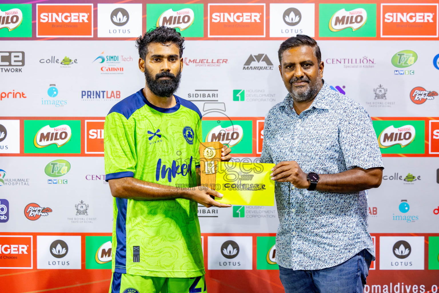 Customs rc vs Club Immigration in Club Maldives Cup 2024 held in Rehendi Futsal Ground, Hulhumale', Maldives on Wednesday, 2nd October 2024. Photos: Nausham Waheed / images.mv