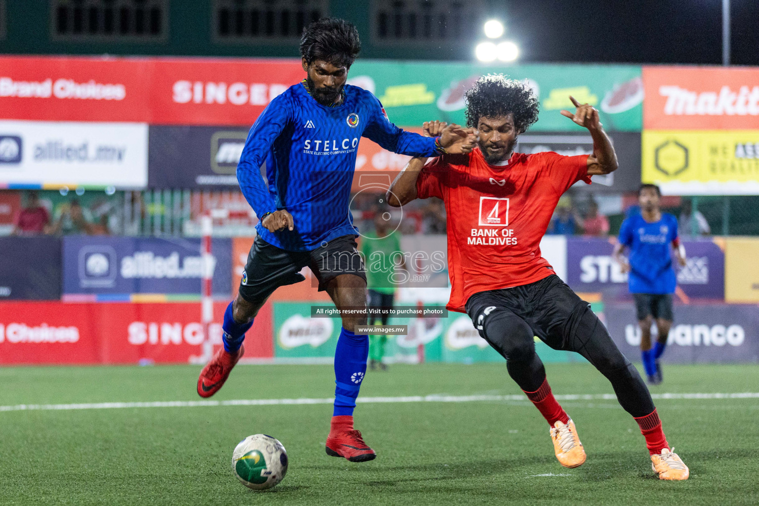 STELCO vs United BML in Quarter Final of Club Maldives Cup 2023 held in Hulhumale, Maldives, on Saturday, 12th August 2023Photos: Nausham Waheed