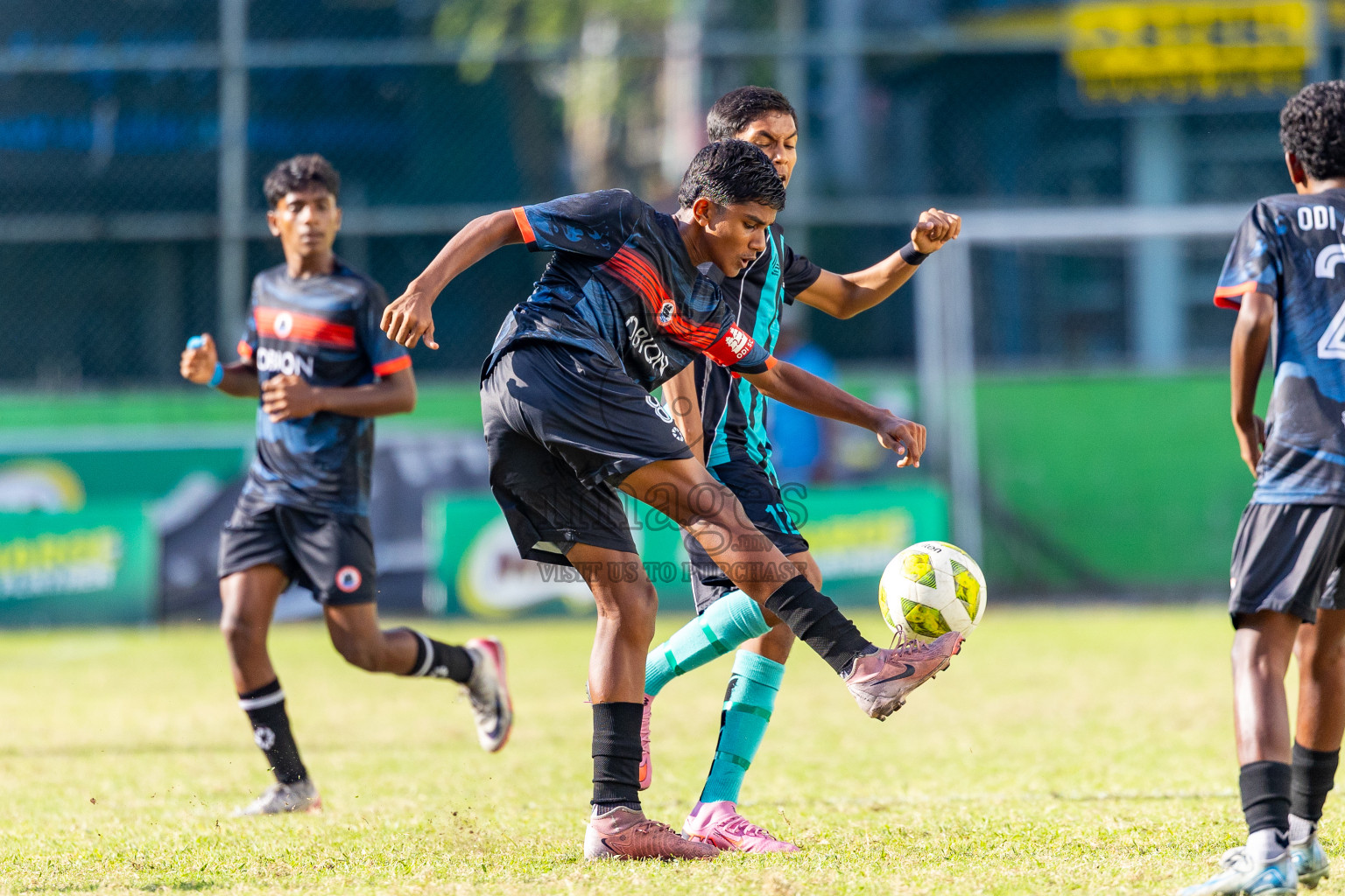 Day 5 of MILO Academy Championship 2025 (U14) was held on Monday, 3rd November 2025 at Henveiru Football Grounds, Male', Maldives . 

Photos: Mohamed Mahfooz Moosa / images.mv