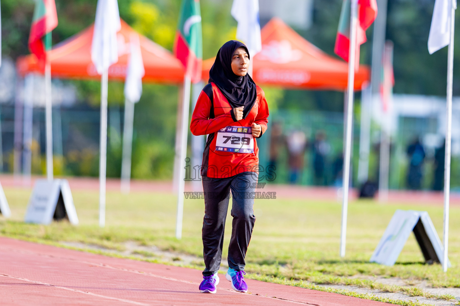 Day 5 of MWSC Interschool Athletics Championships 2024 held in Hulhumale Running Track, Hulhumale, Maldives on Wednesday, 13th November 2024. Photos by: Nausham Waheed / Images.mv