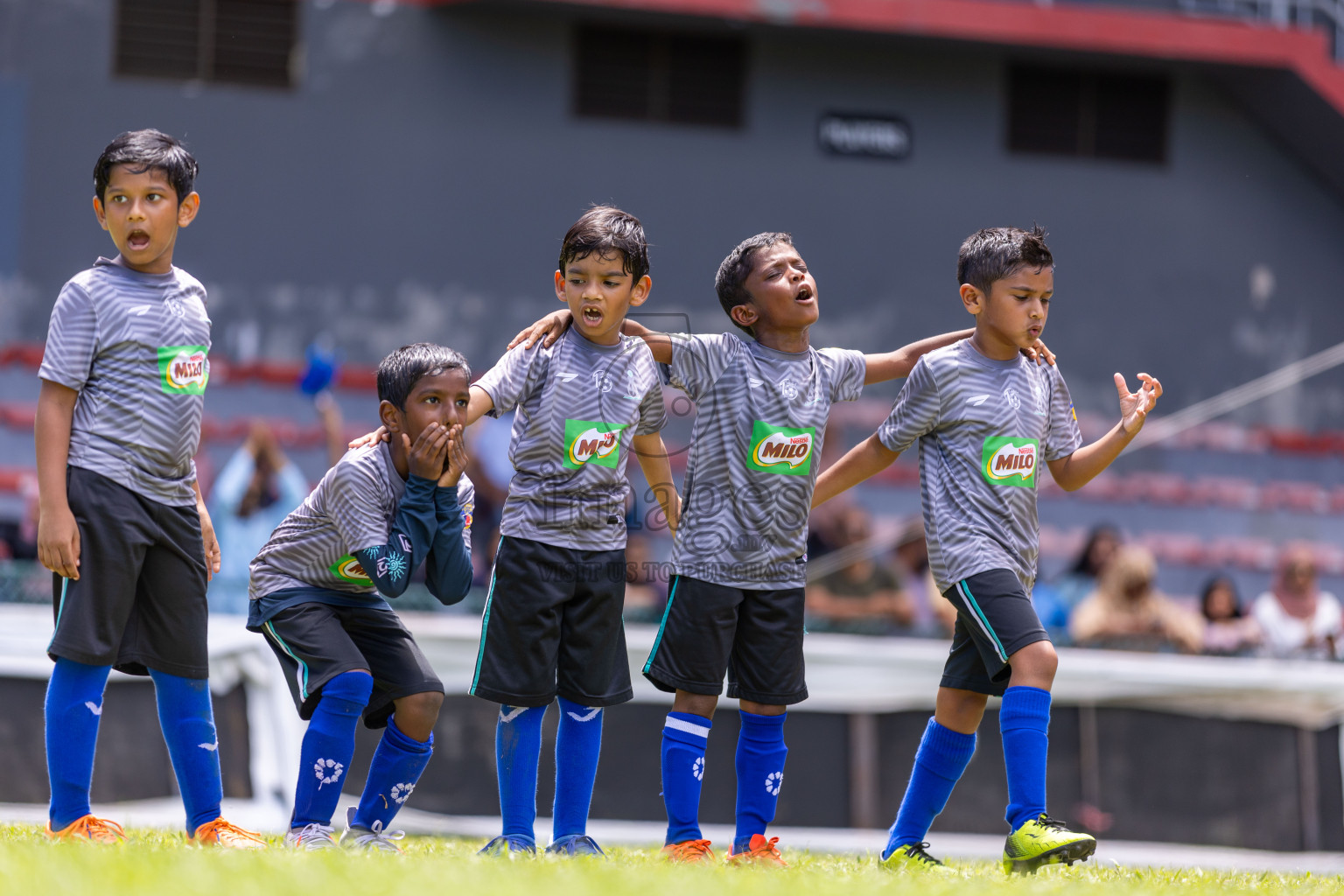 Day 2 of MILO Kids Football Fiesta was held at National Stadium in Male', Maldives on Saturday, 24th February 2024.