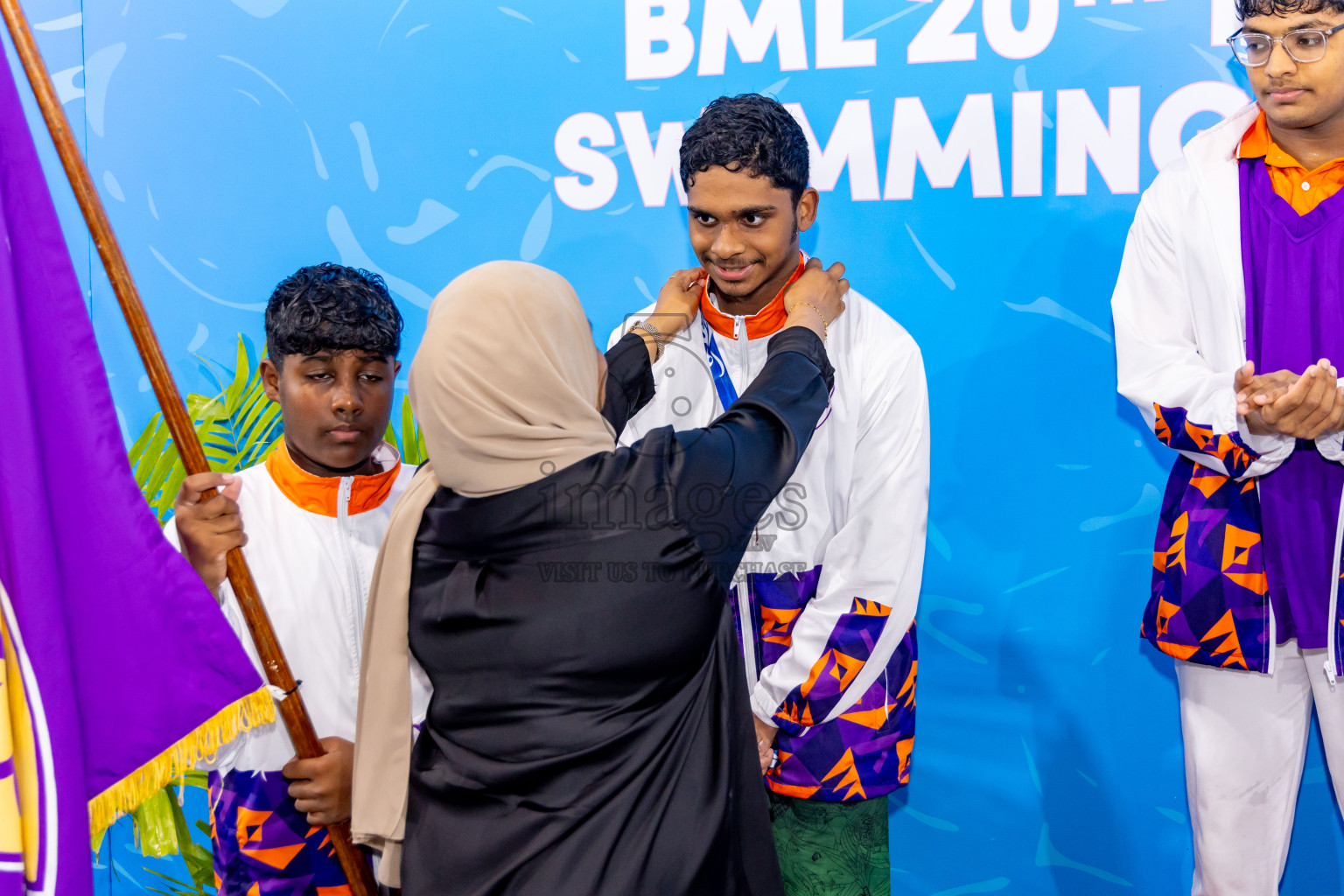 Day 4 of 20th Inter-school Swimming Competition 2024 held in Hulhumale', Maldives on Tuesday, 15th October 2024. Photos: Nausham Waheed / images.mv