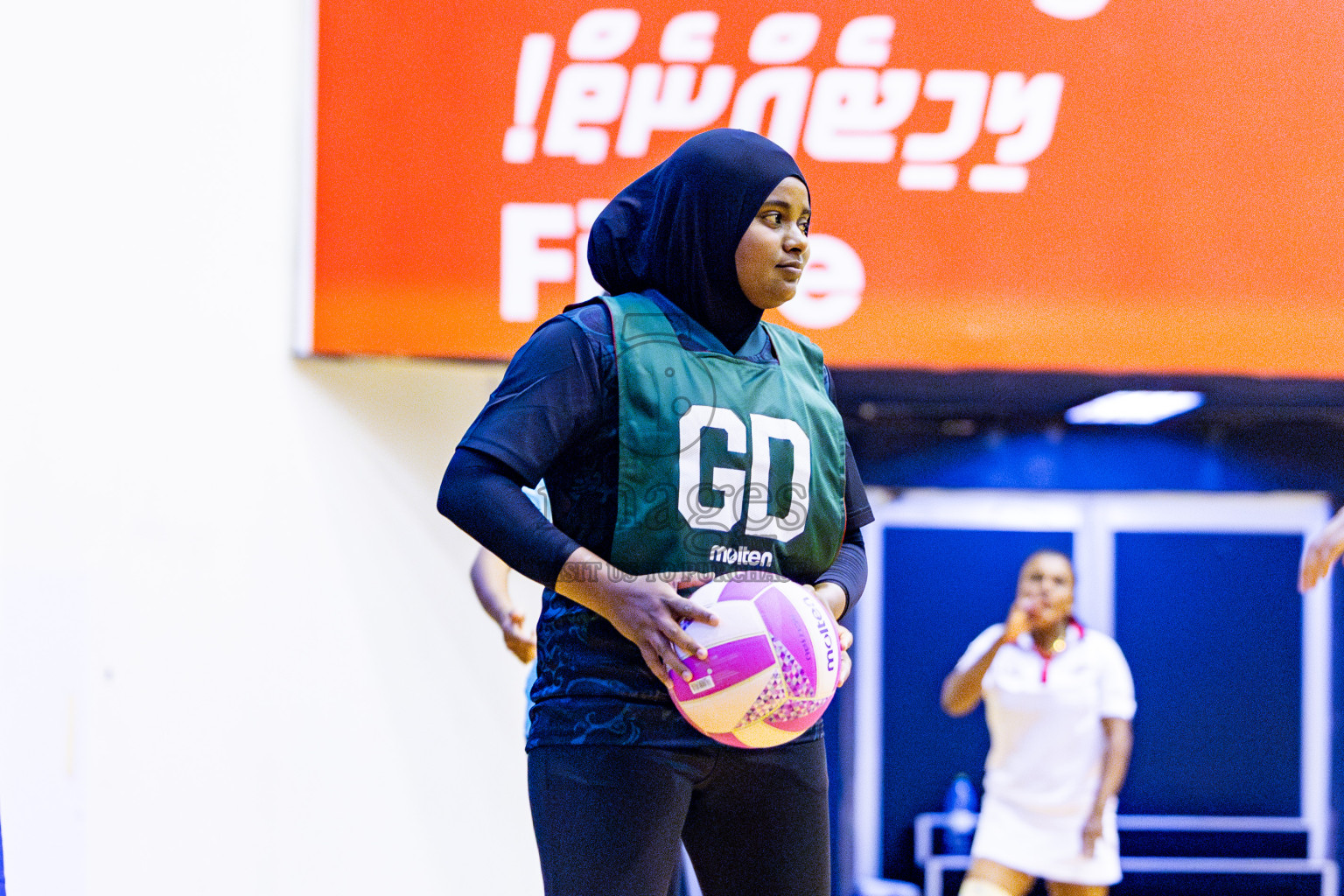 Xenith Sports Club vs MV Netters in Day 10 of National Netball Tournament 2025 held in Social Center at Male', Maldives on Tuesday, 27th May 2025. Photos: Nausham Waheed / images.mv