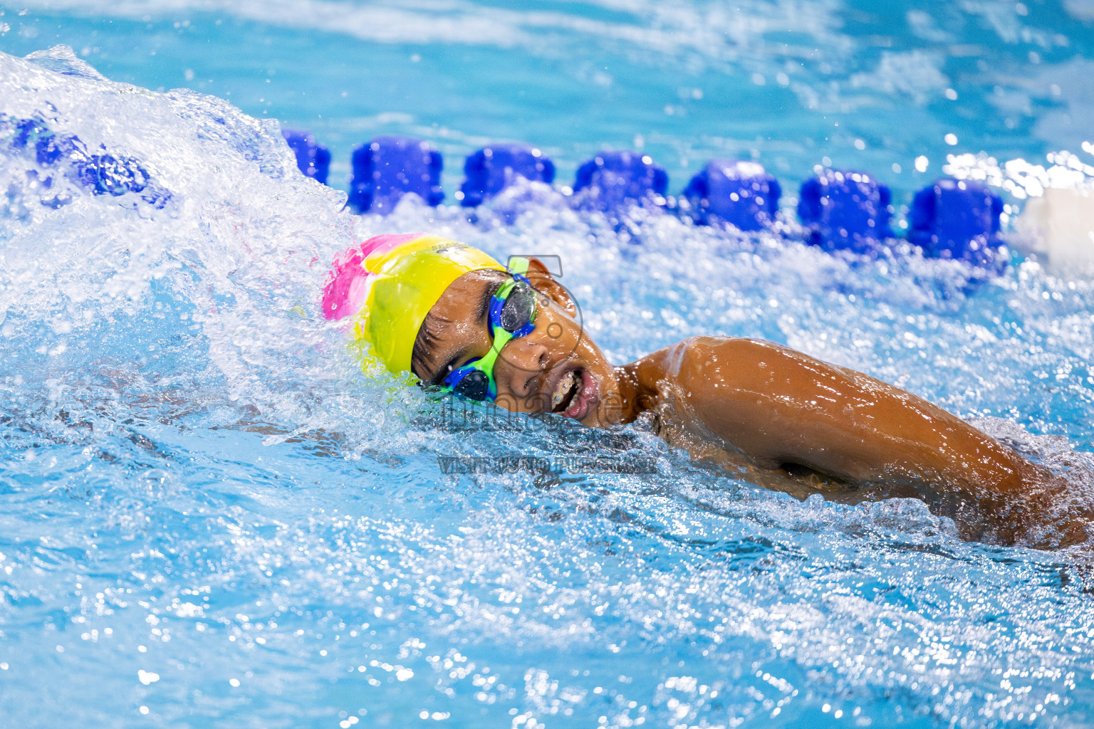 Day 1 of BML 21st Interschool Swimming Competition 2025 was held in Hulhumale' Swimming Pool, Hulhumale', Maldives on Saturday, 11th October 2025. Photos: Ismail Thoriq / images.mv