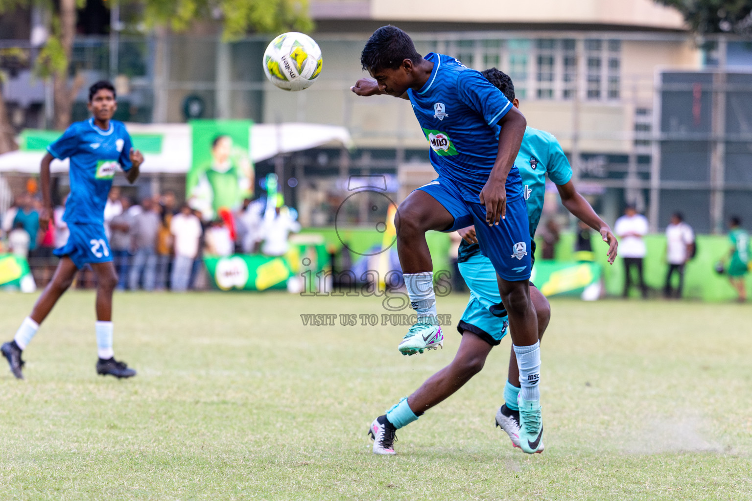 Day 2 of MILO Academy Championship 2024 held in Henveyru Stadium, Male', Maldives on Thursday, 1st November 2024. Photos:Hassan Simah / Images.mv