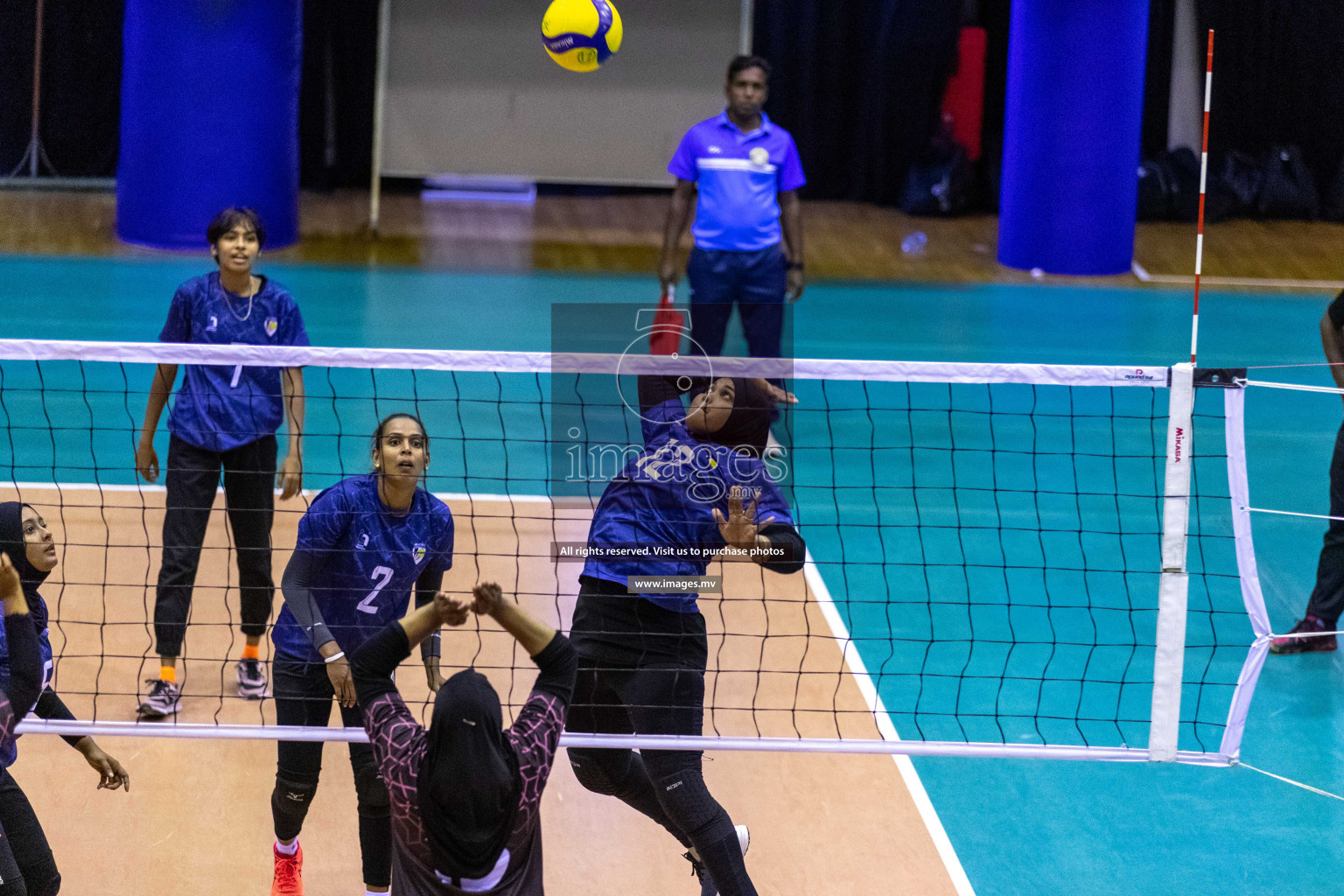 Volleyball Association Cup 2022-Women's Division-Match Day 4 was held in Male', Maldives on Friday, 27th May 2022 at Social Center Indoor Hall. Photos By: Ismail Thoriq/images.mv