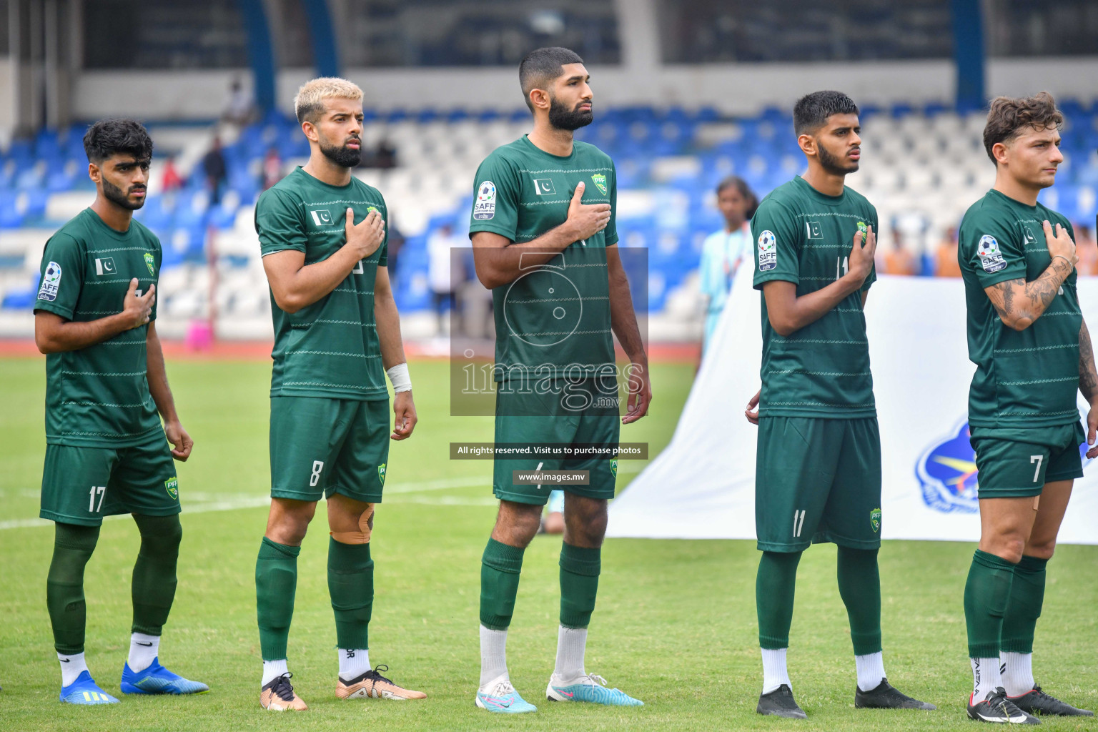 Pakistan vs Kuwait in SAFF Championship 2023 held in Sree Kanteerava Stadium, Bengaluru, India, on Saturday, 24th June 2023. Photos: Nausham Waheed, / images.mv