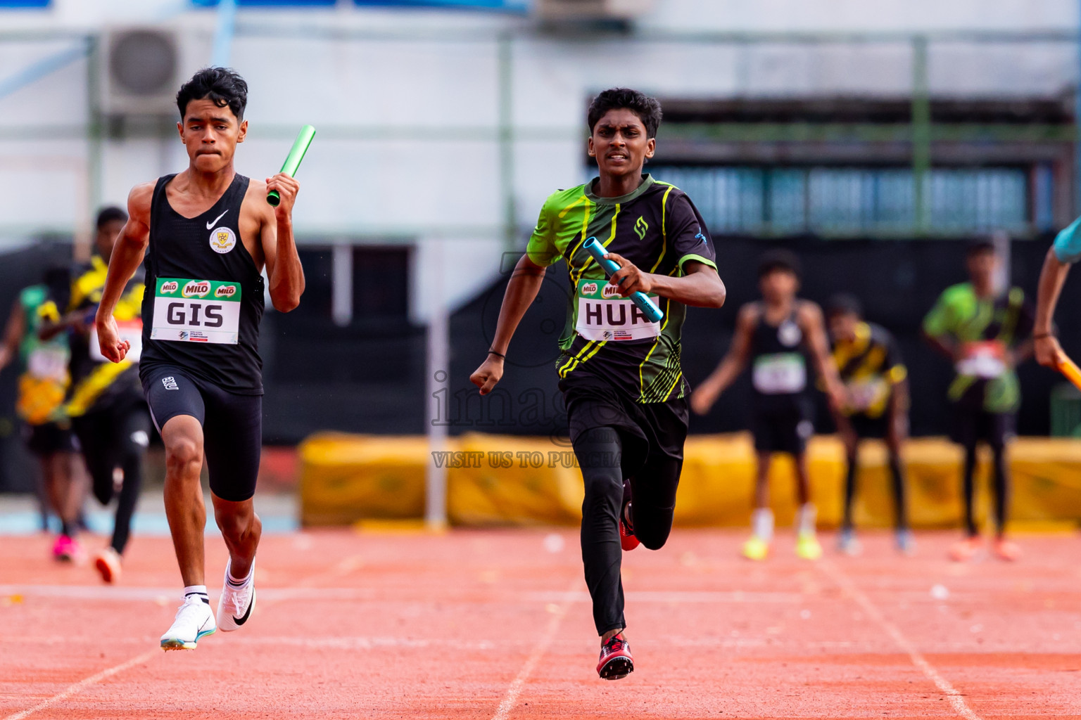 Day 6 of Inter-school Athletics Championship 2025 held in Ekuveni Synthetic Track, Male', Maldives on Sunday, 12th October 2025. Photos by: Nausham Waheed / Images.mv
