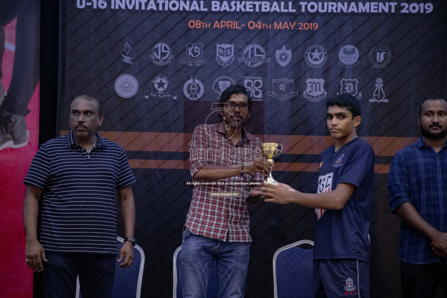 Finals of U-16 Invitational Basketball Tournament 2019 on 2nd May 2019, held in Male'. Photos: Hassan Simah/images.mv